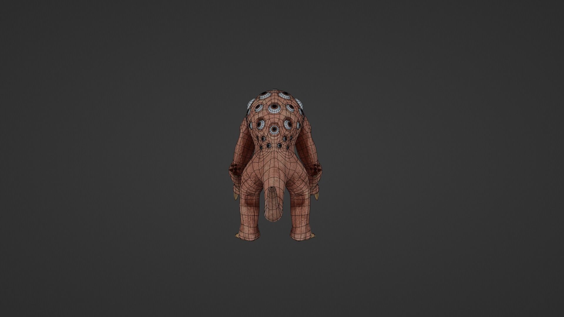 Mutant - Character Low-poly 3D model_20