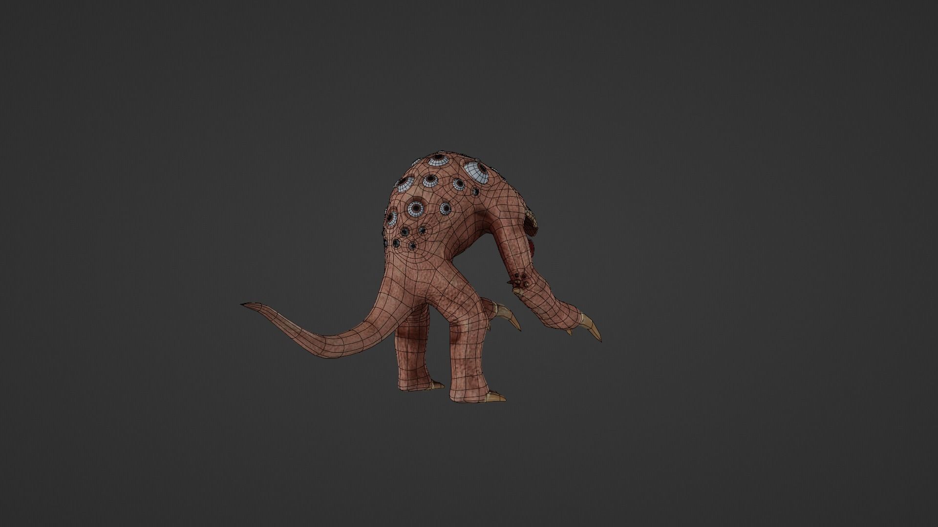 Mutant - Character Low-poly 3D model_21