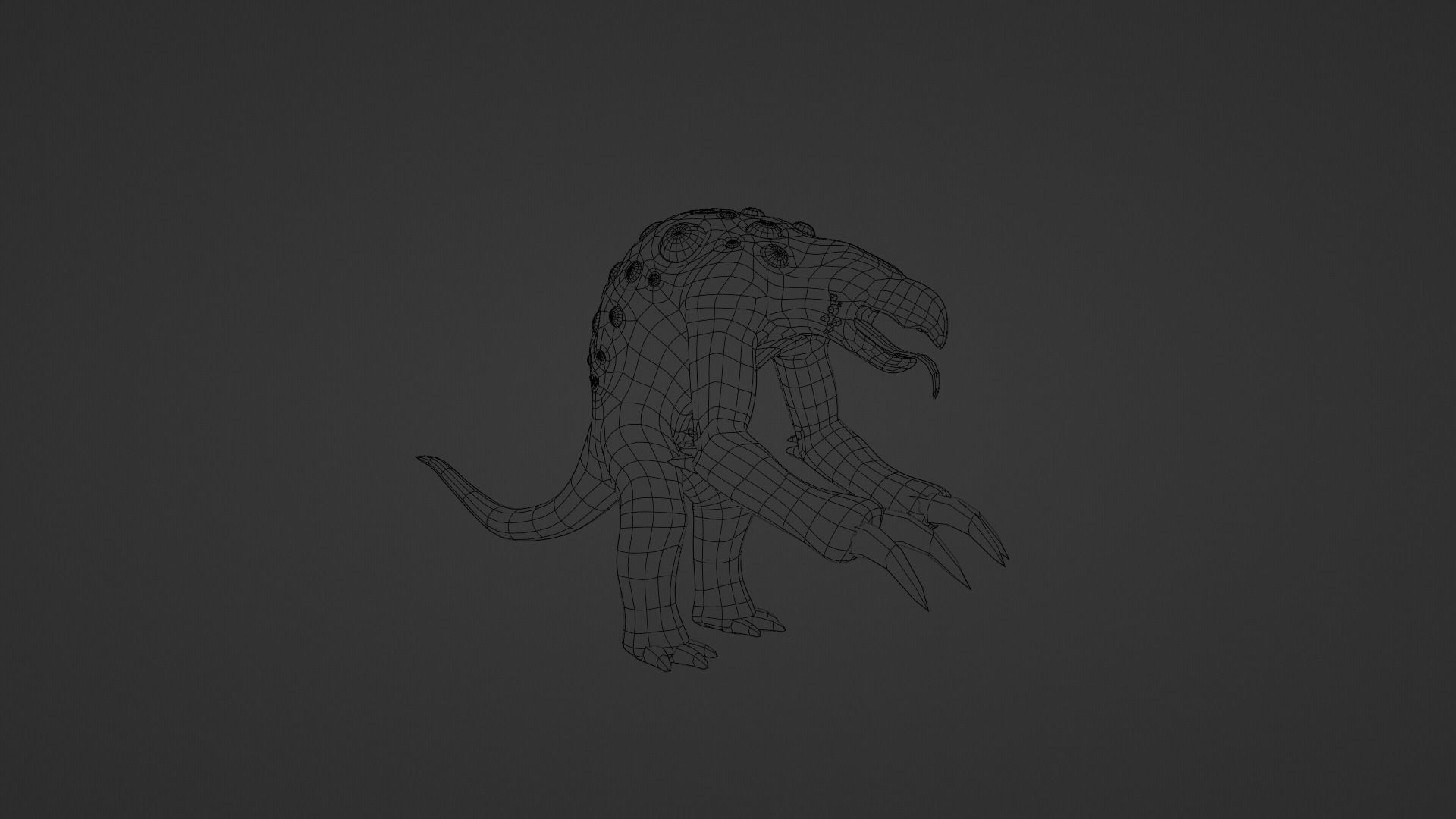 Mutant - Character Low-poly 3D model_25