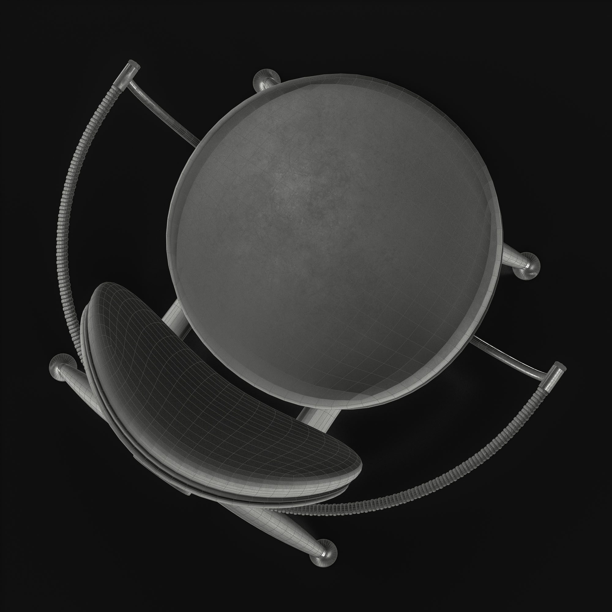 Overgaard and Dyrman Circle Dining Chair 3D model_29