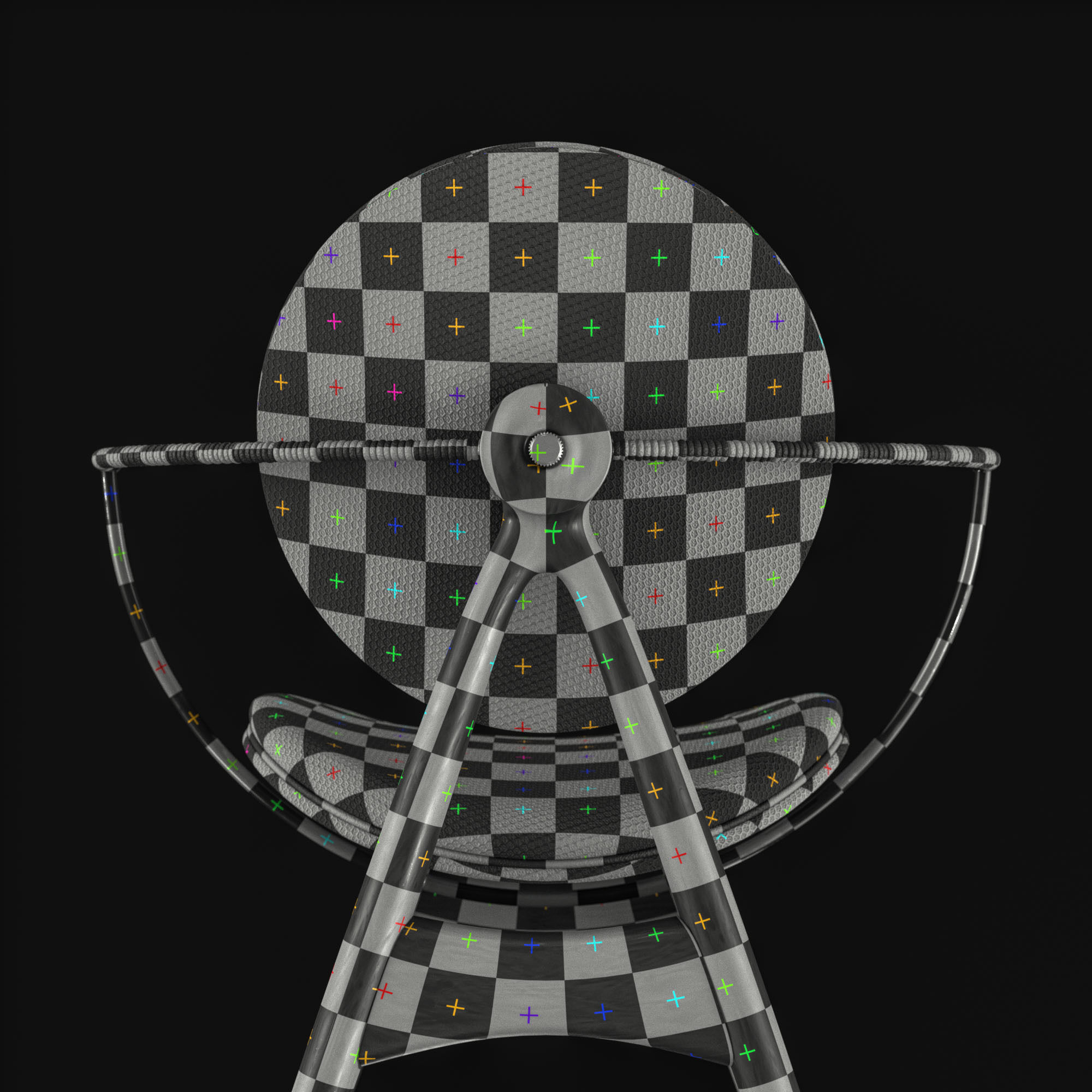 Overgaard and Dyrman Circle Dining Chair 3D model_9