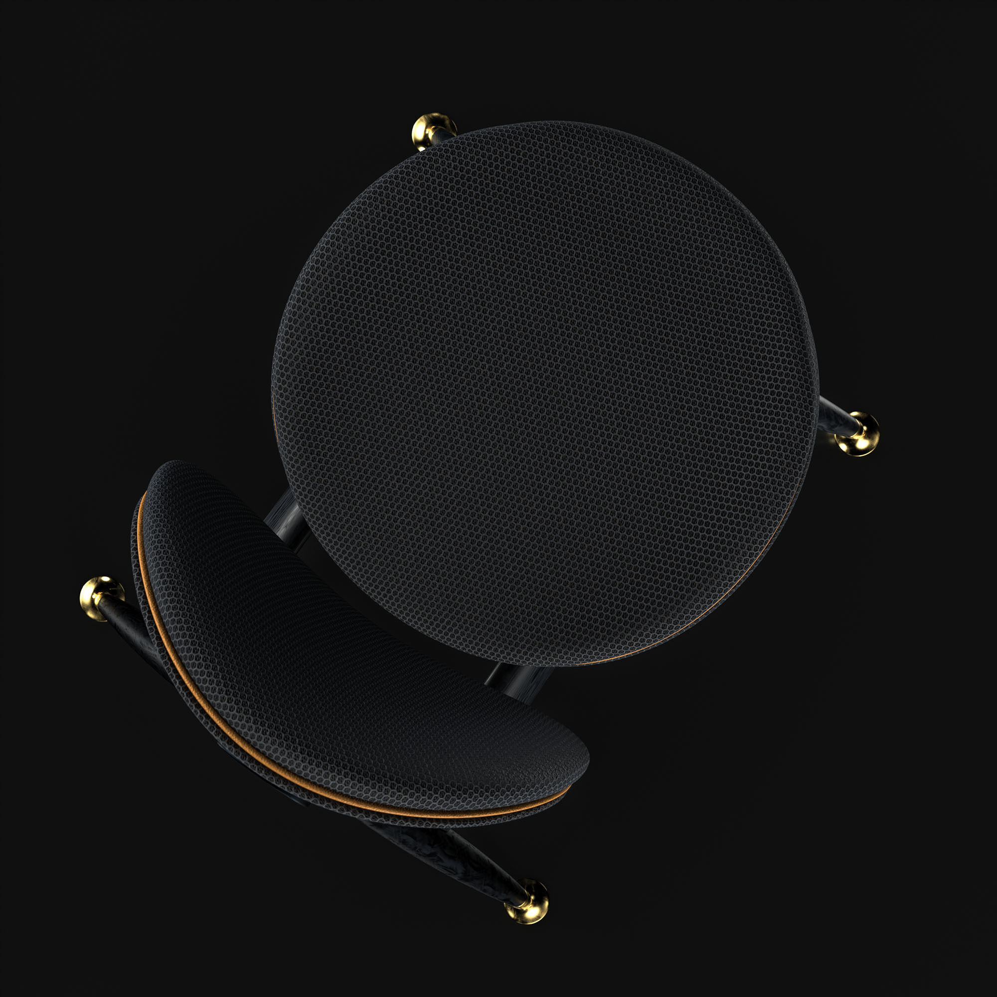 Overgaard and Dyrman Circle Dining Chair 3D model_20