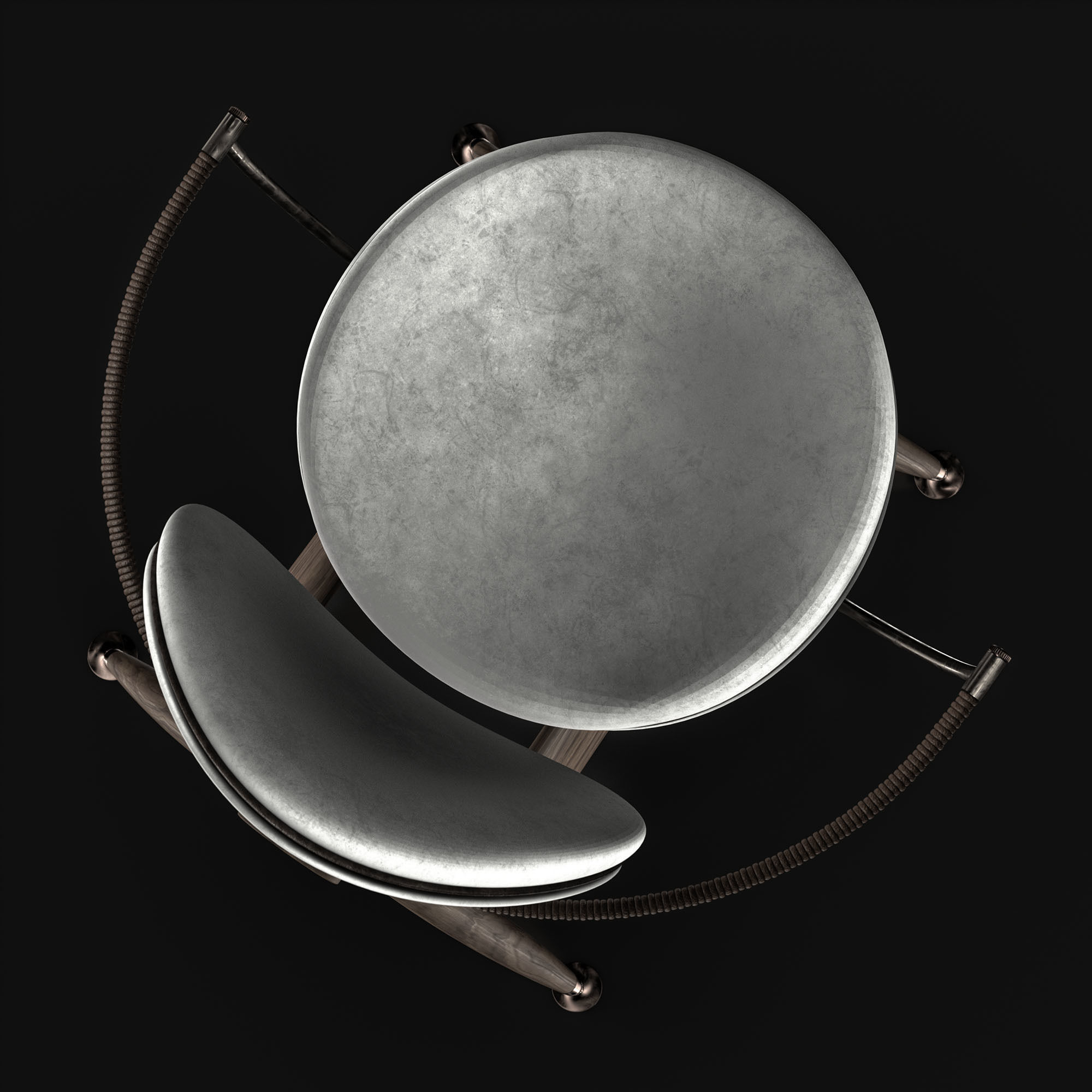 Overgaard and Dyrman Circle Dining Chair 3D model_26