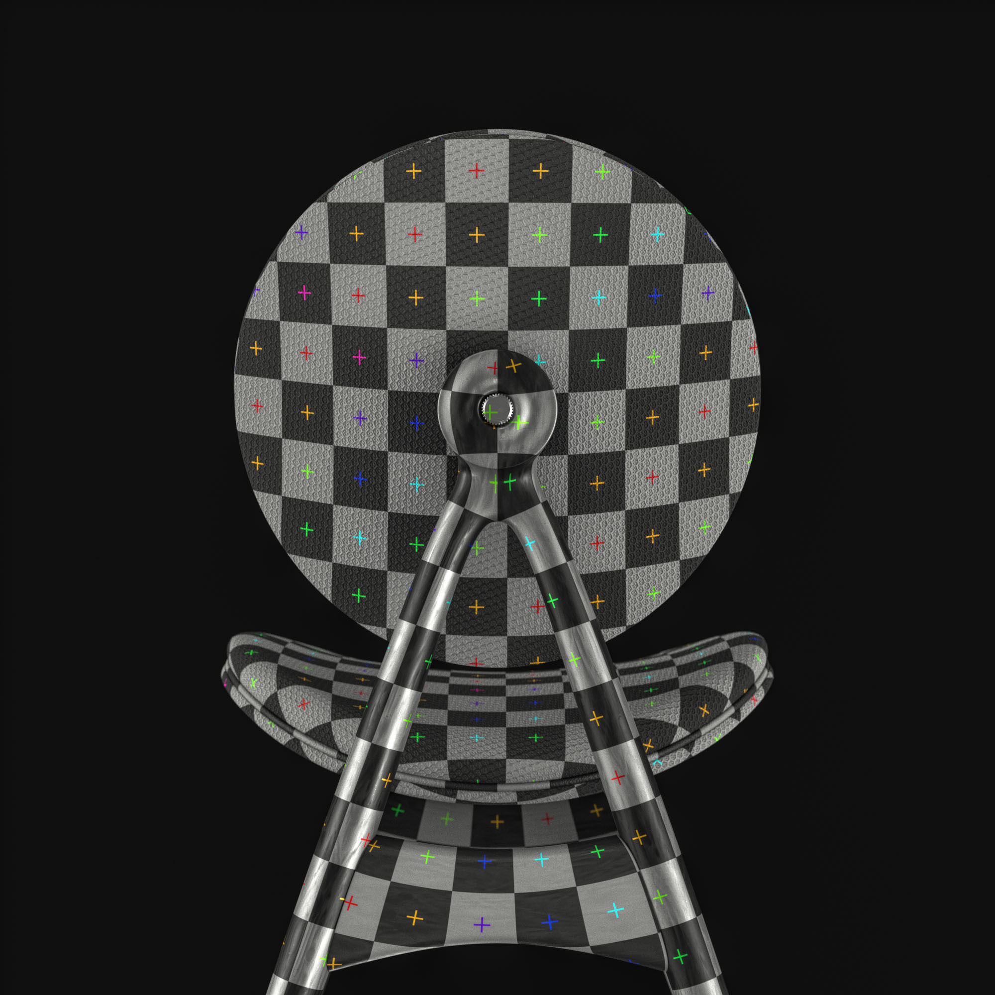 Overgaard and Dyrman Circle Dining Chair 3D model_4