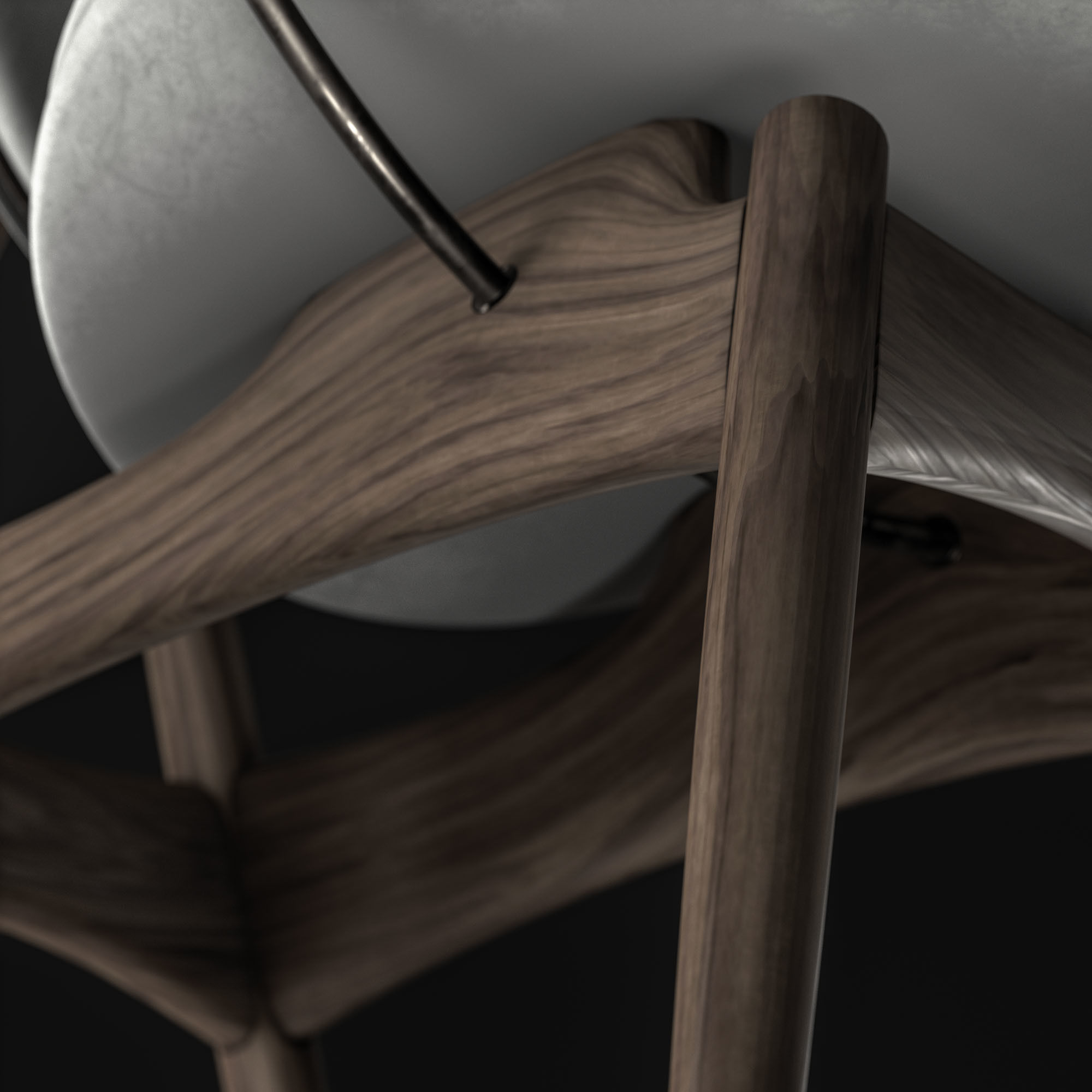 Overgaard and Dyrman Circle Dining Chair 3D model_36
