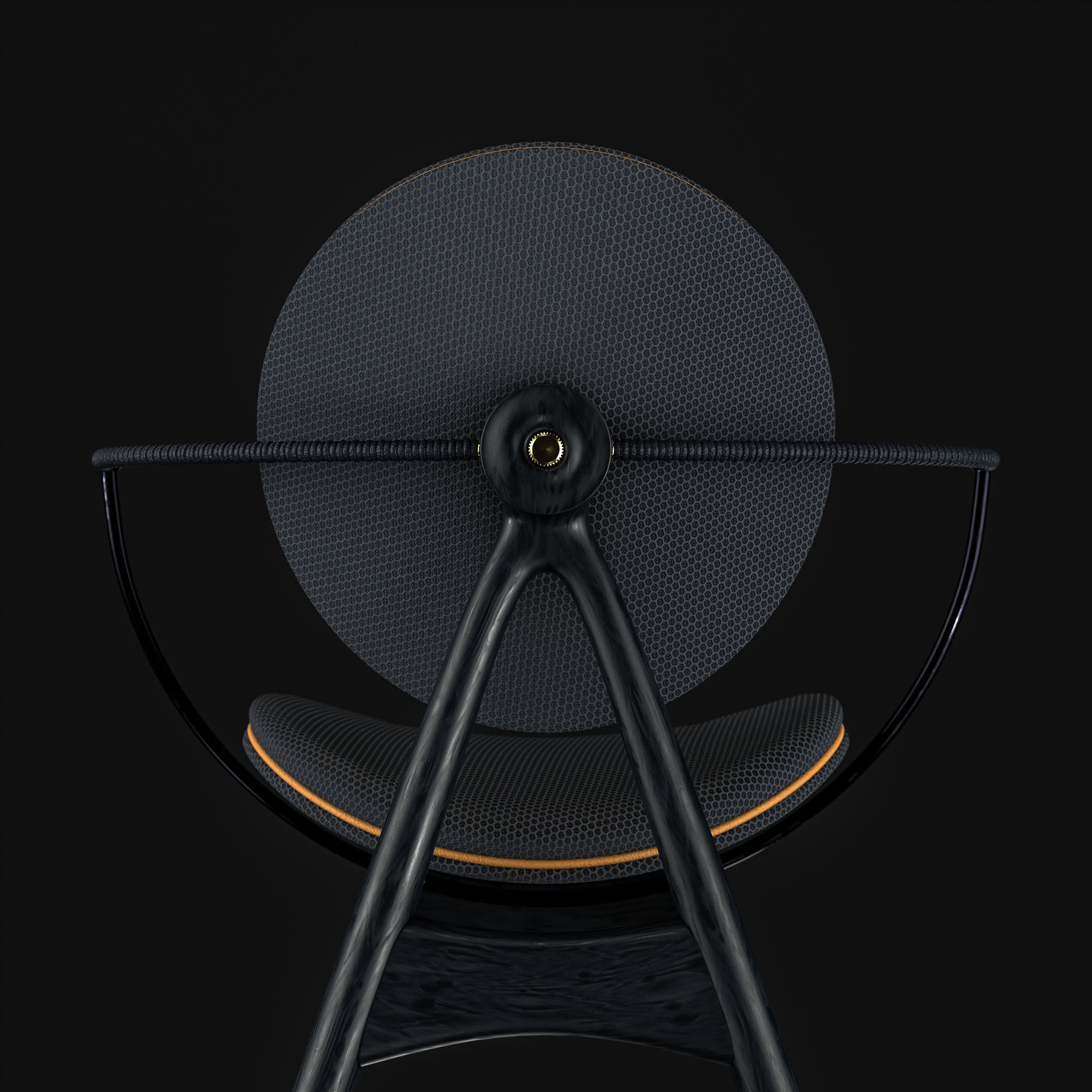 Overgaard and Dyrman Circle Dining Chair 3D model_6