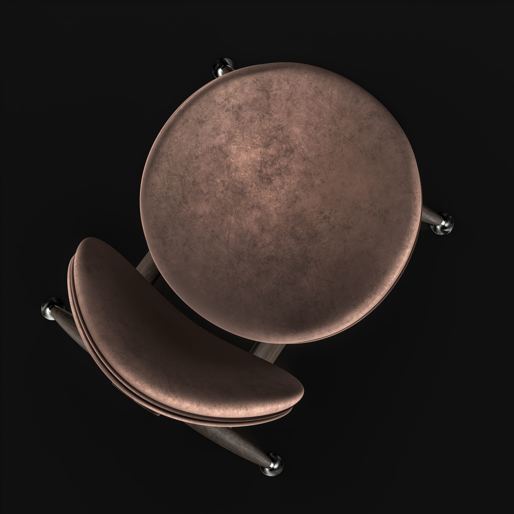 Overgaard and Dyrman Circle Dining Chair 3D model_21