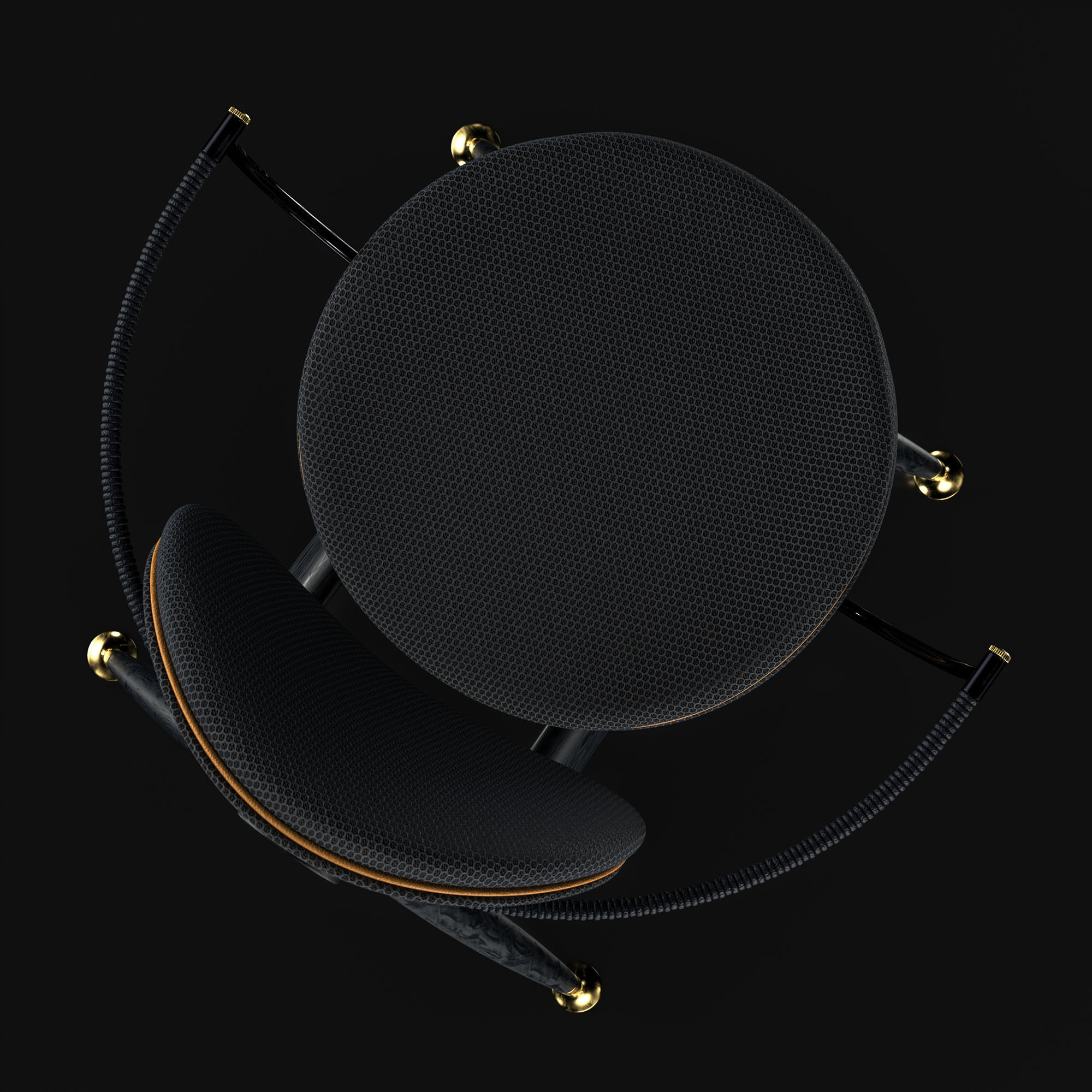 Overgaard and Dyrman Circle Dining Chair 3D model_25