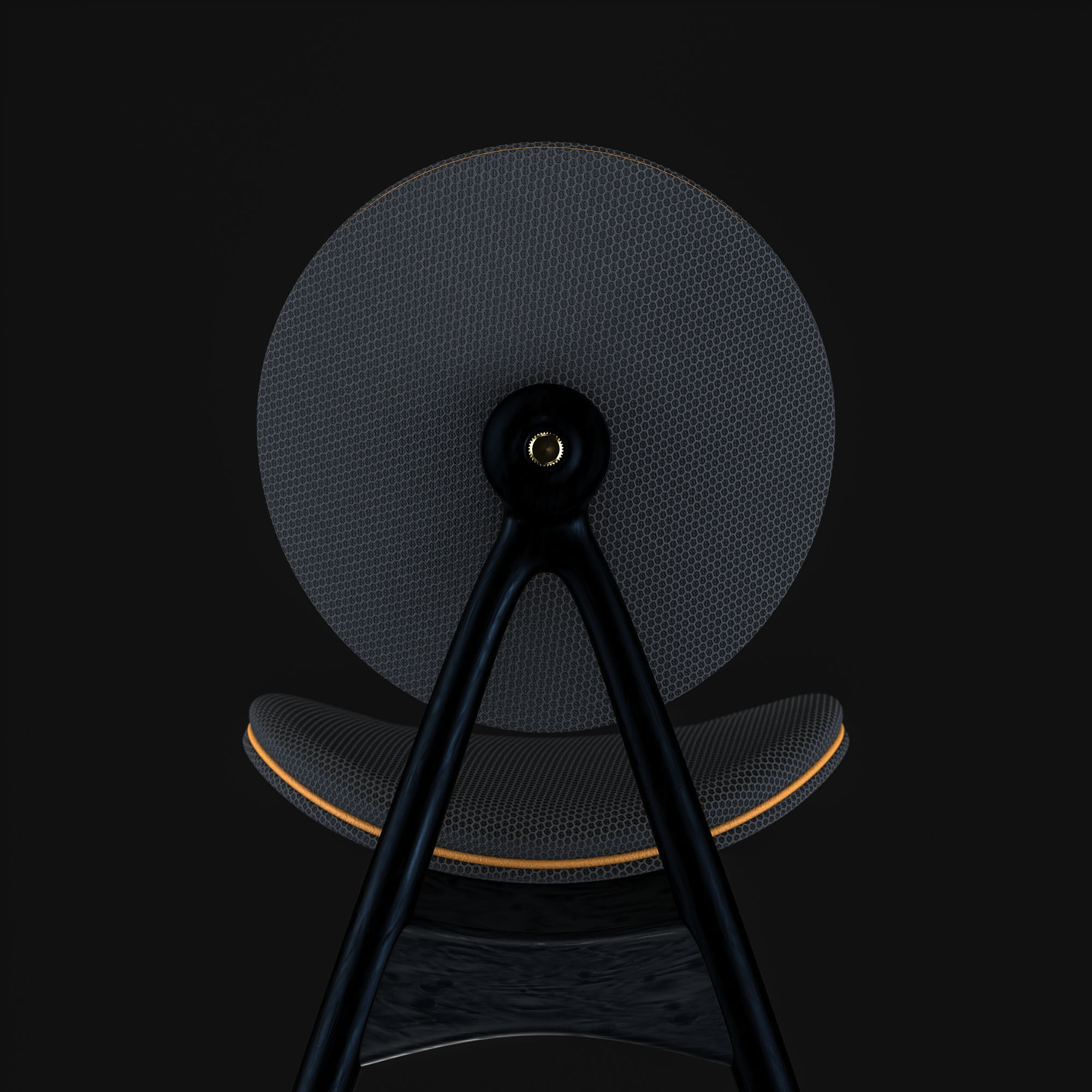 Overgaard and Dyrman Circle Dining Chair 3D model_1