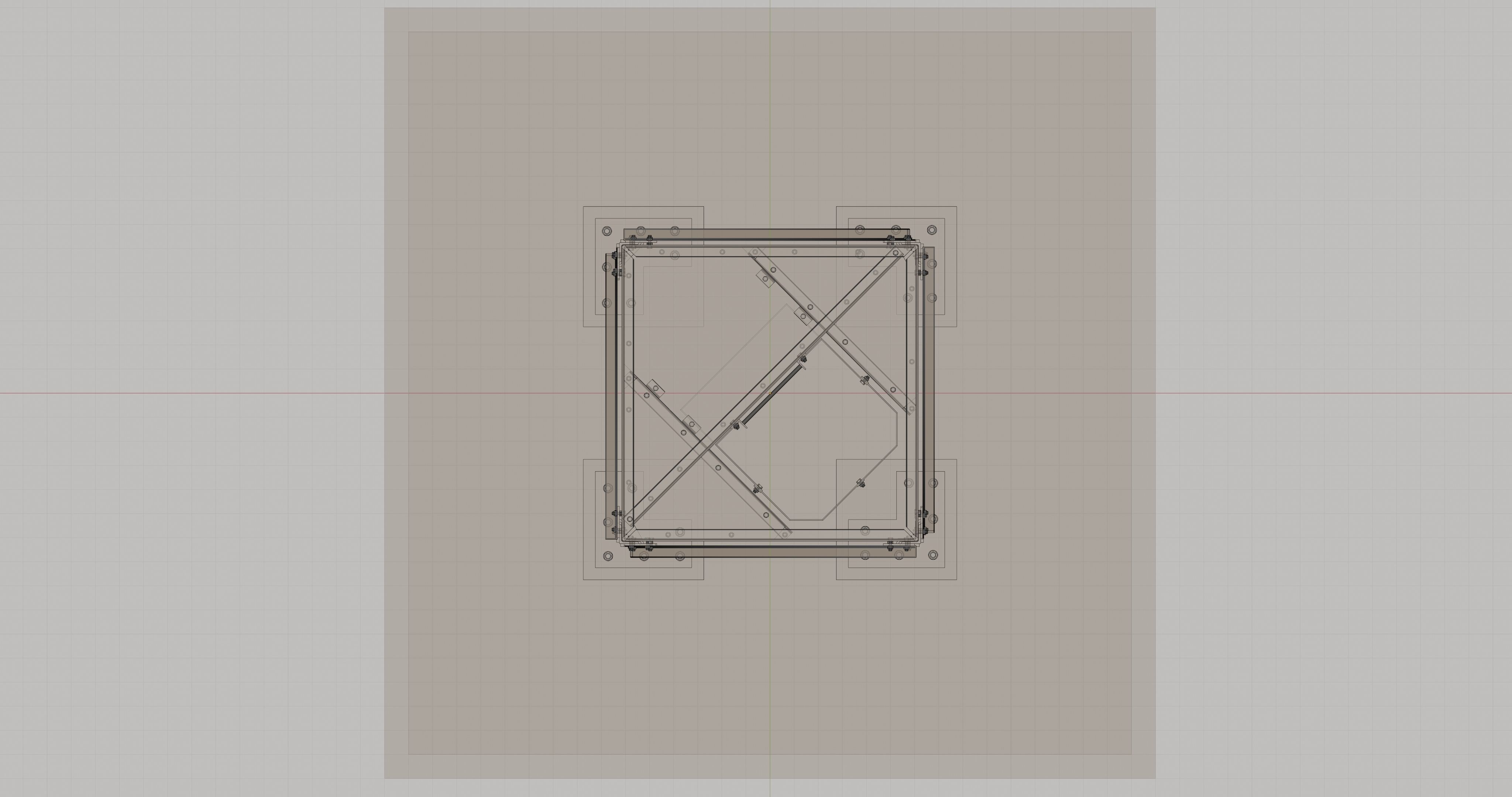 16 Meter Steel Lattice Tower 3D model_14