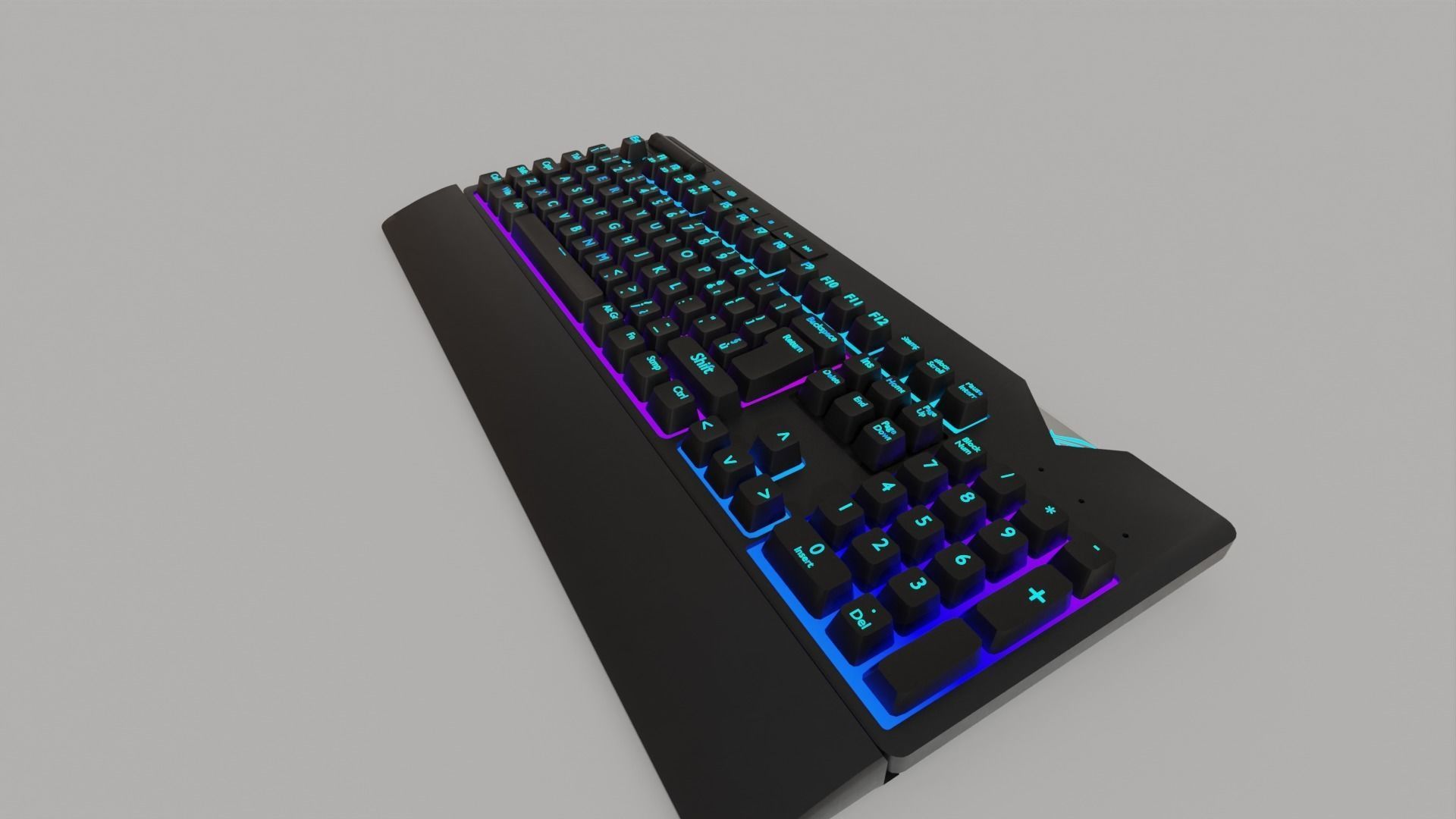 ASUS ROG RGB Gaming Keyboard Gaming Setups  3D model_25