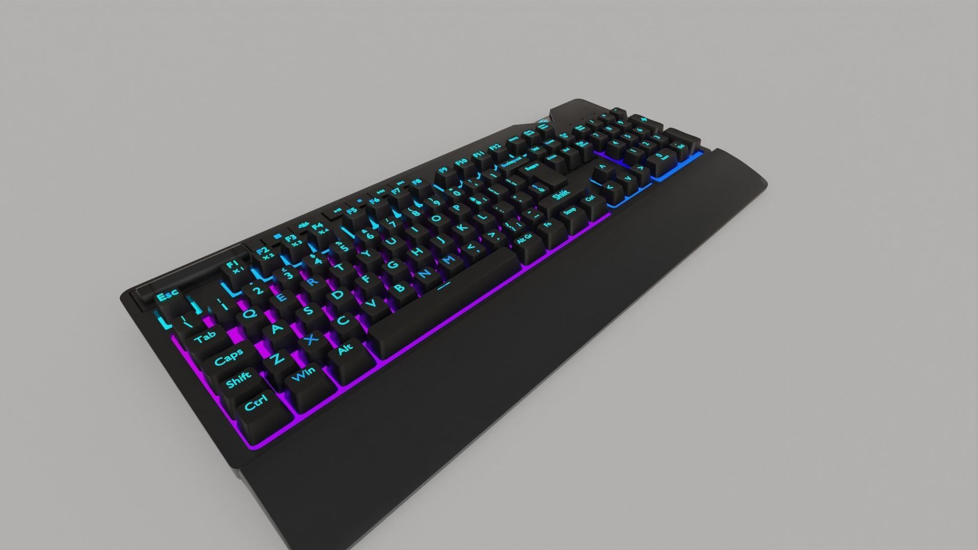 ASUS ROG RGB Gaming Keyboard Gaming Setups  3D model_8