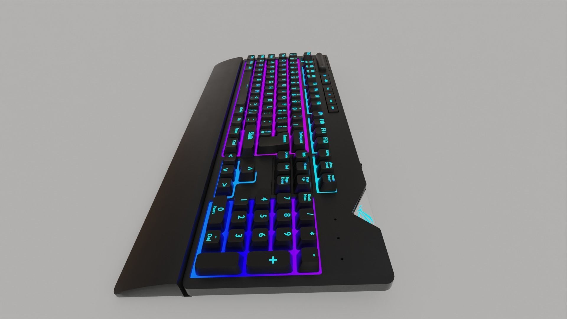 ASUS ROG RGB Gaming Keyboard Gaming Setups  3D model_23