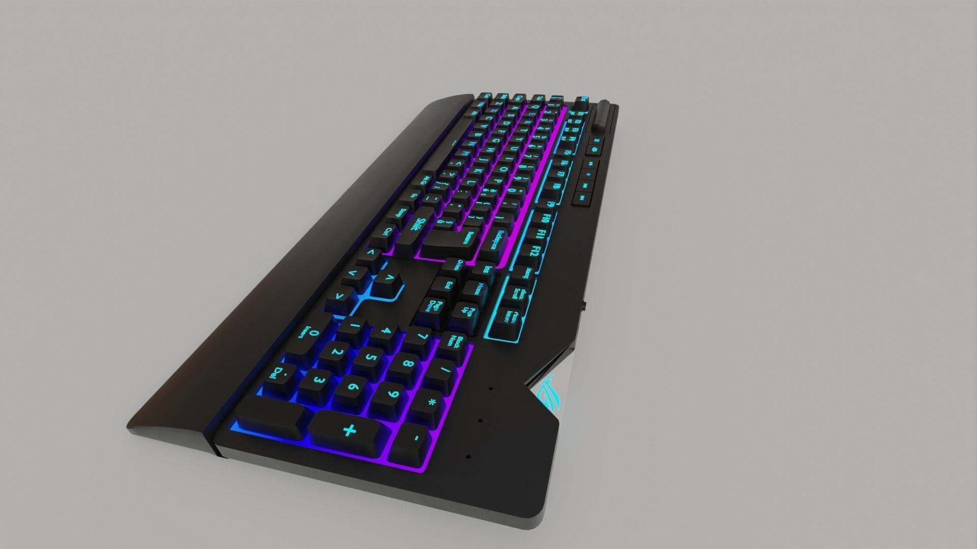ASUS ROG RGB Gaming Keyboard Gaming Setups  3D model_22