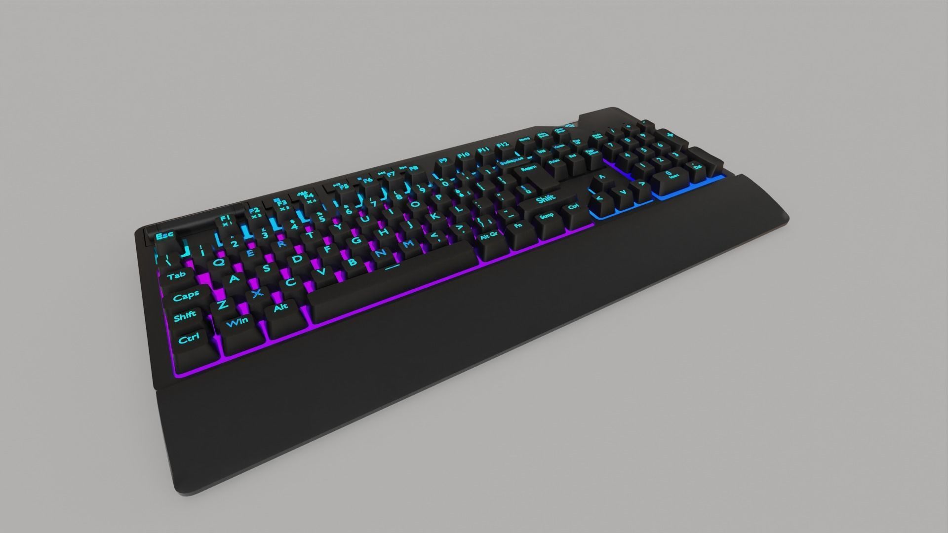 ASUS ROG RGB Gaming Keyboard Gaming Setups  3D model_7