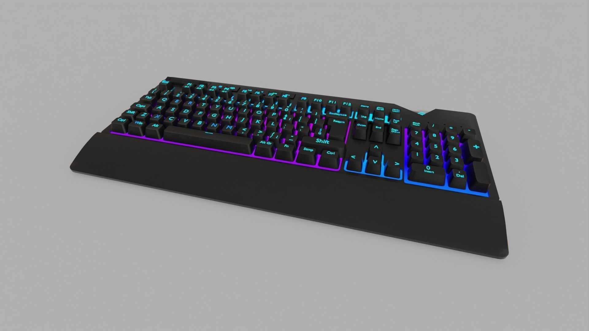 ASUS ROG RGB Gaming Keyboard Gaming Setups  3D model_28