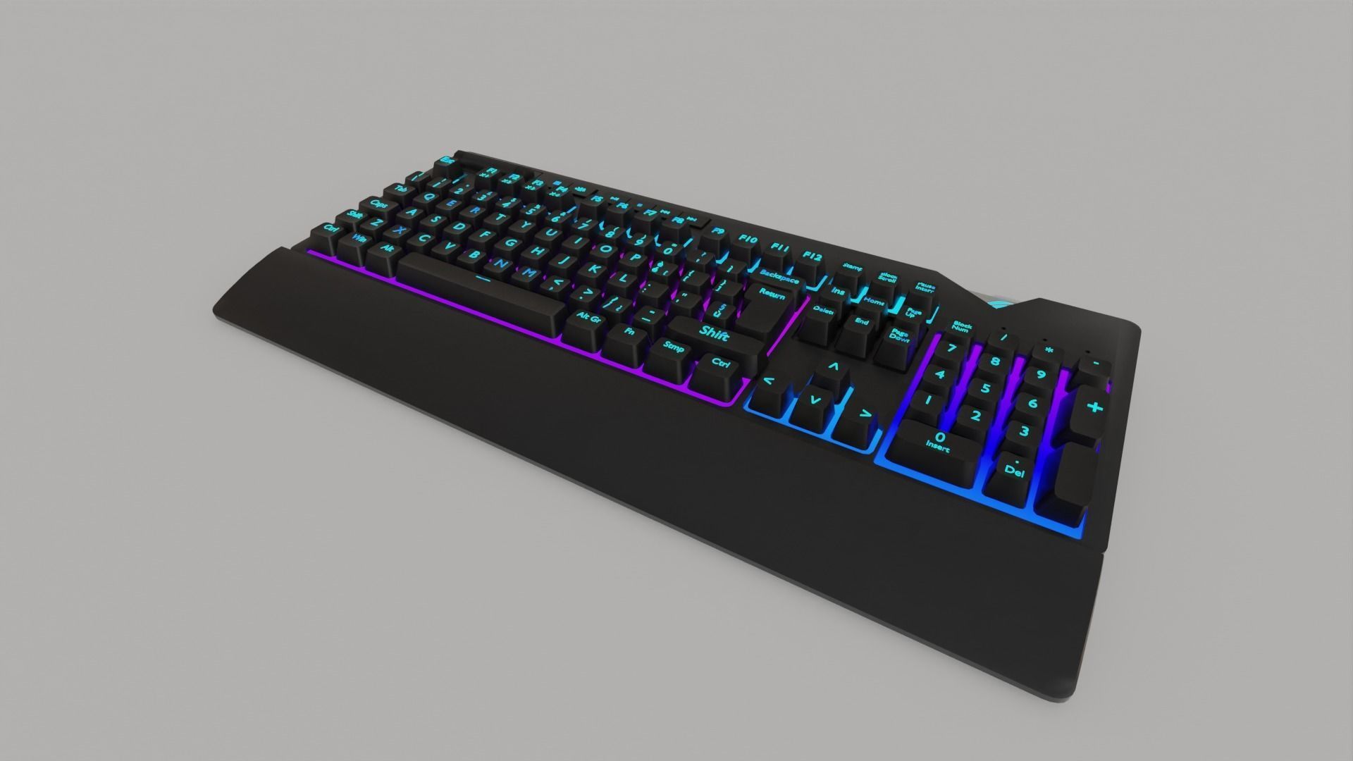 ASUS ROG RGB Gaming Keyboard Gaming Setups  3D model_27