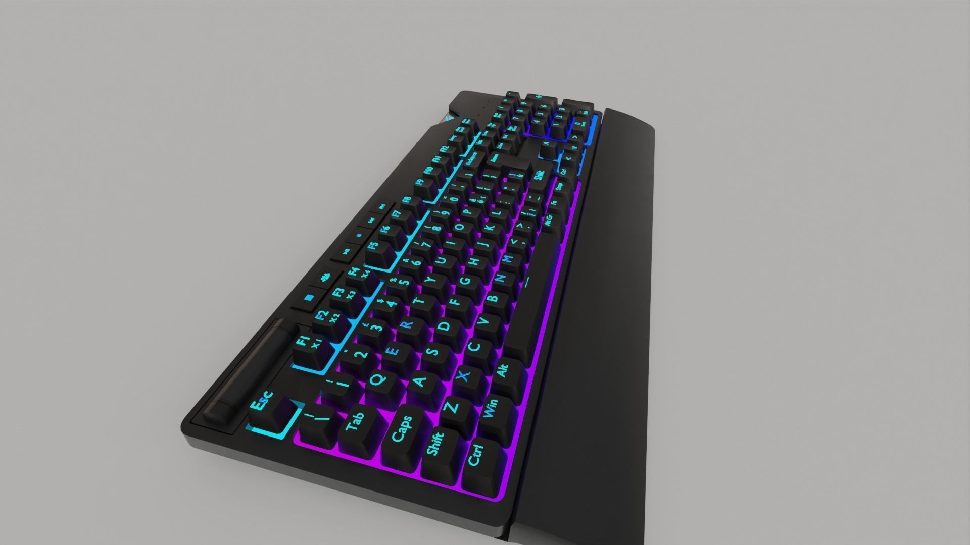 ASUS ROG RGB Gaming Keyboard Gaming Setups  3D model_10