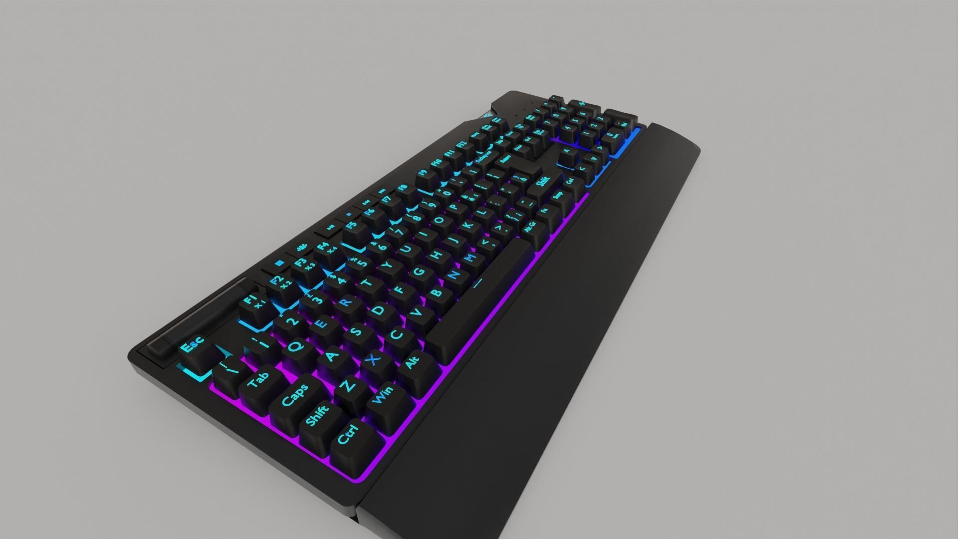 ASUS ROG RGB Gaming Keyboard Gaming Setups  3D model_9
