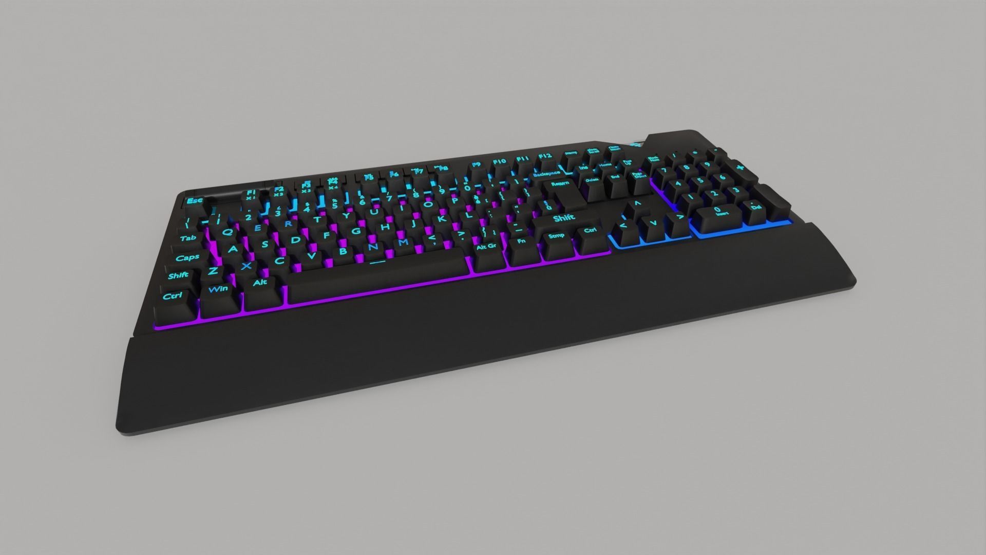 ASUS ROG RGB Gaming Keyboard Gaming Setups  3D model_6