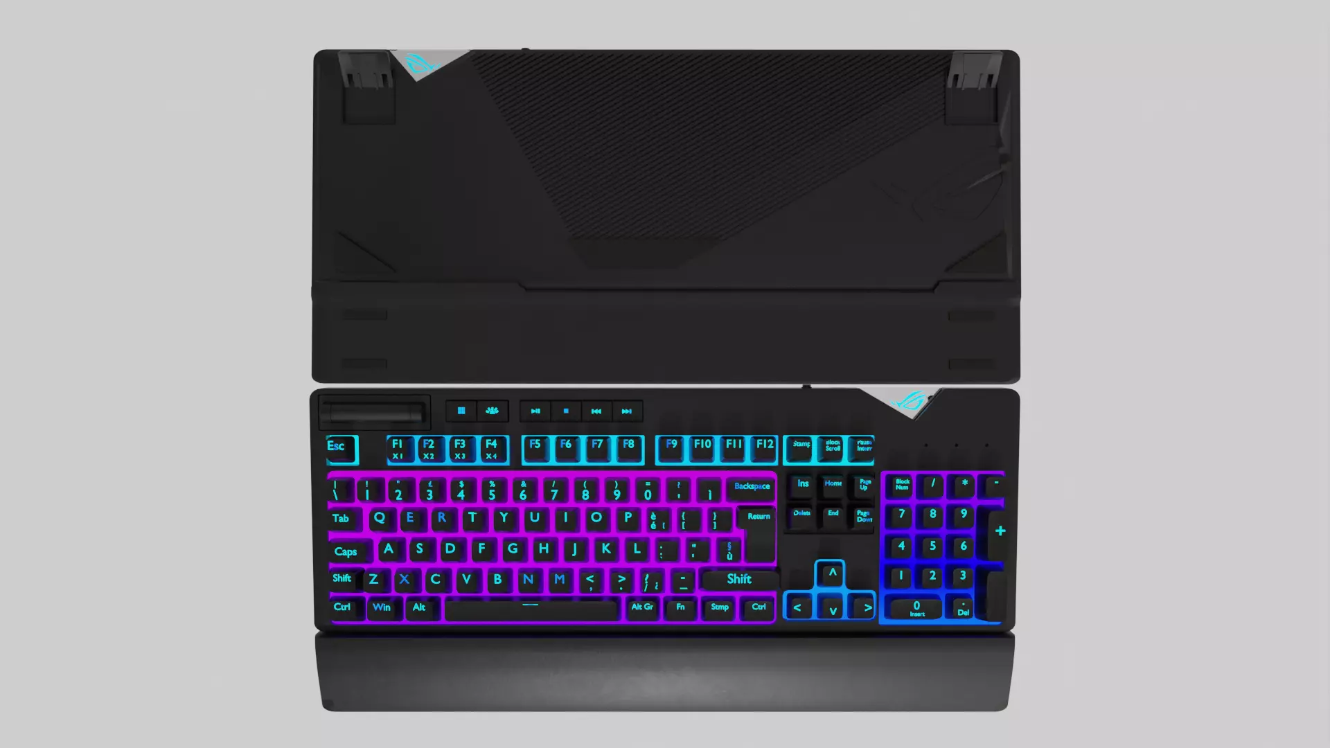 ASUS ROG RGB Gaming Keyboard Gaming Setups  3D model_0