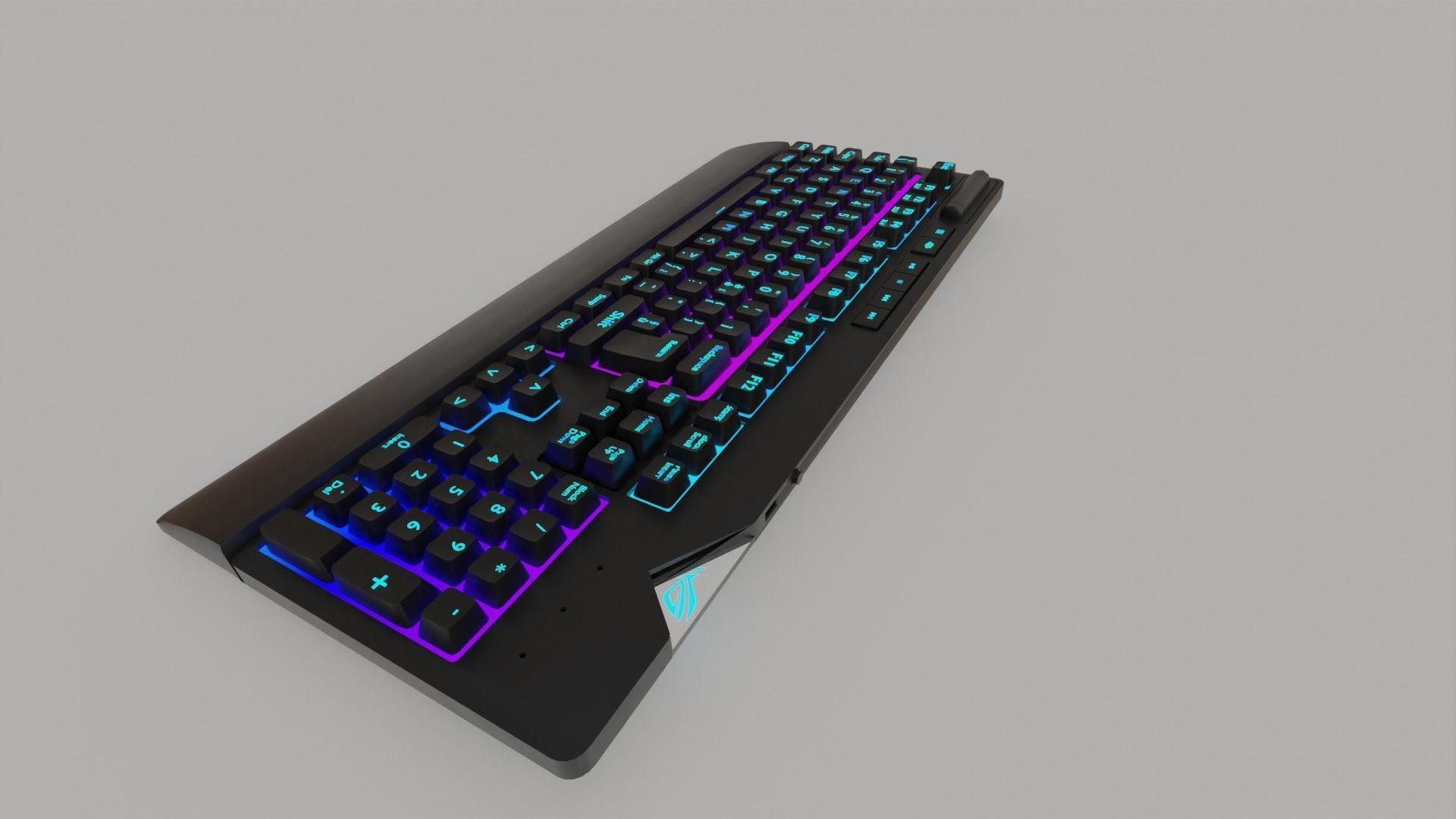 ASUS ROG RGB Gaming Keyboard Gaming Setups  3D model_21