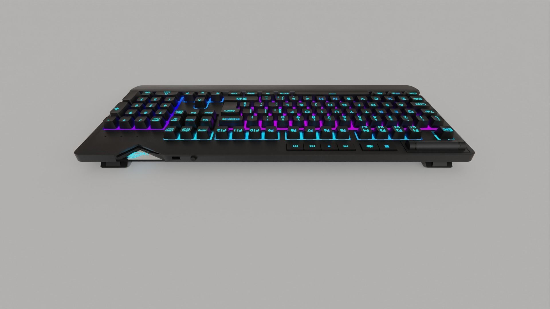 ASUS ROG RGB Gaming Keyboard Gaming Setups  3D model_17