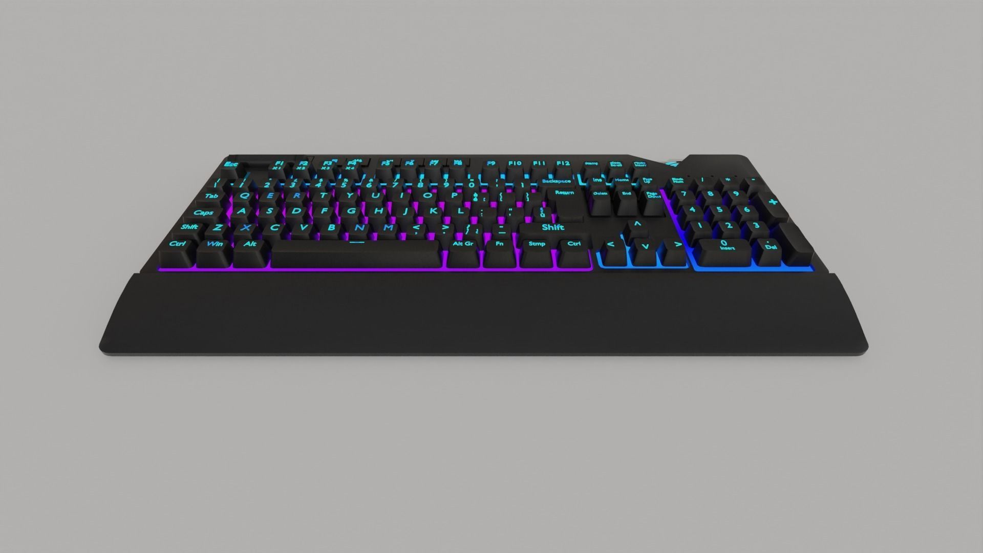ASUS ROG RGB Gaming Keyboard Gaming Setups  3D model_5