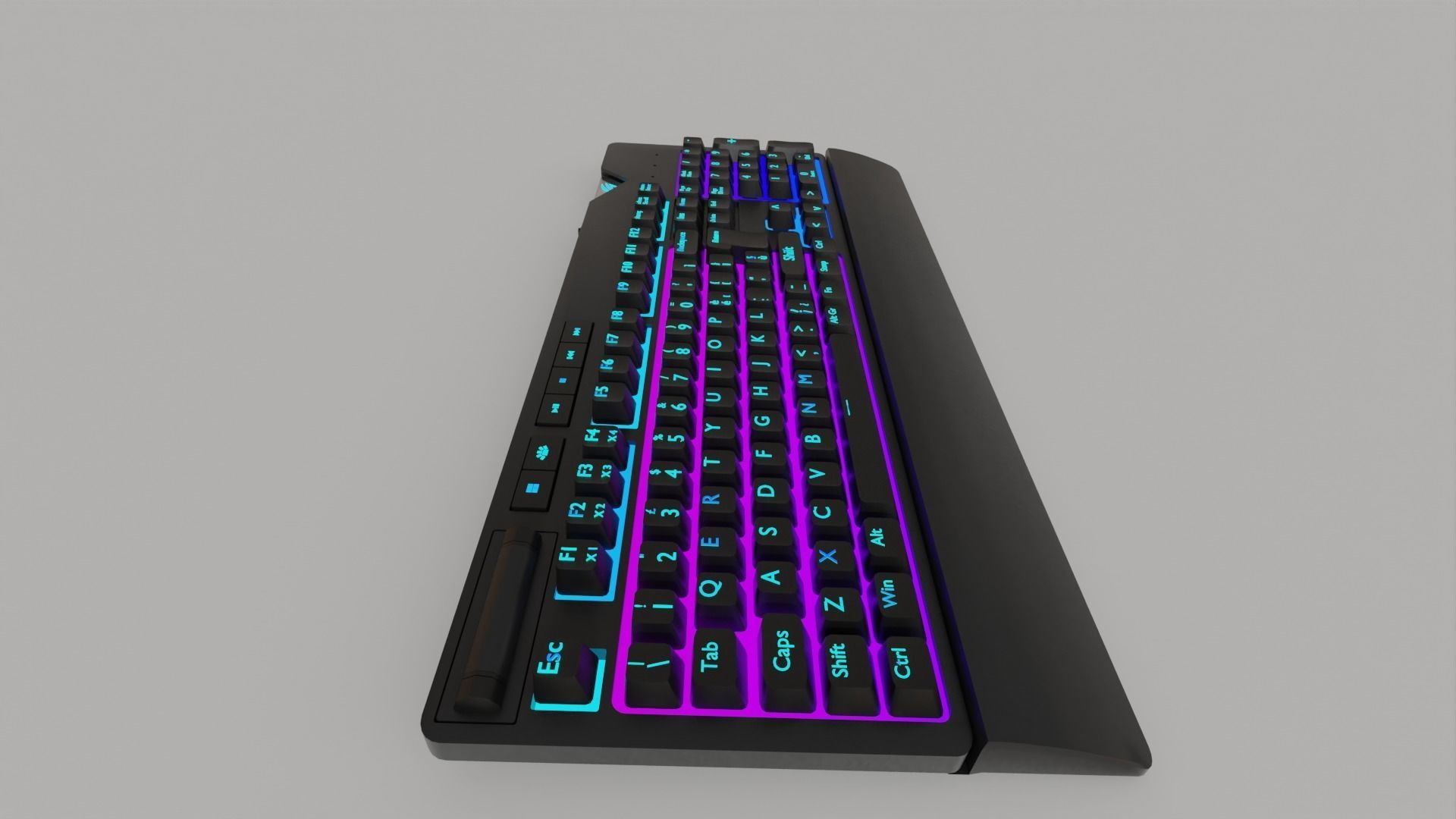 ASUS ROG RGB Gaming Keyboard Gaming Setups  3D model_11