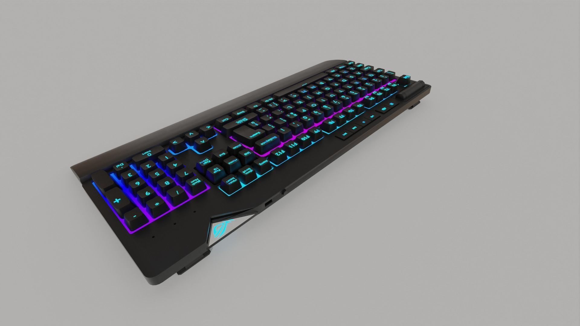 ASUS ROG RGB Gaming Keyboard Gaming Setups  3D model_20