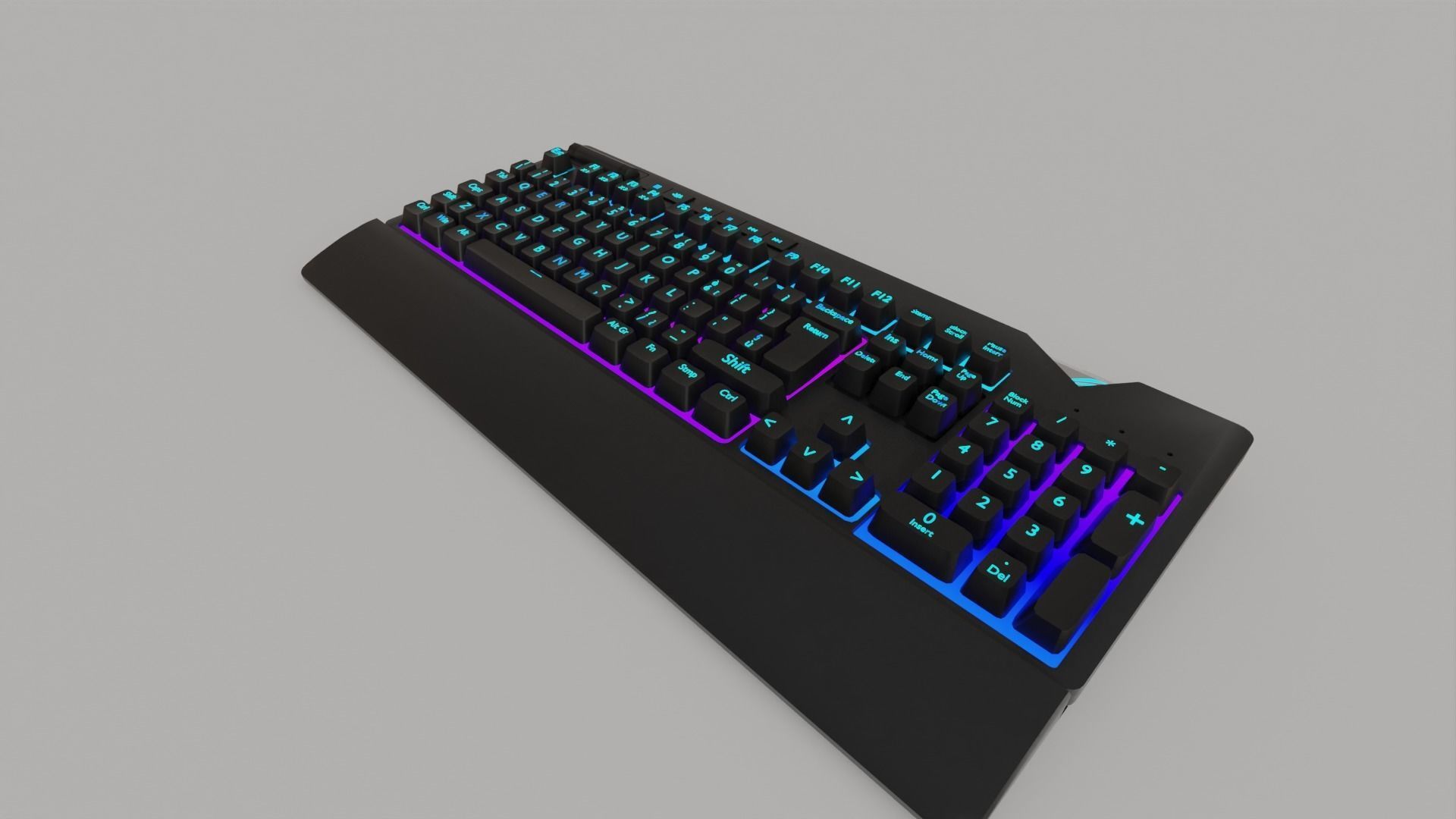 ASUS ROG RGB Gaming Keyboard Gaming Setups  3D model_26