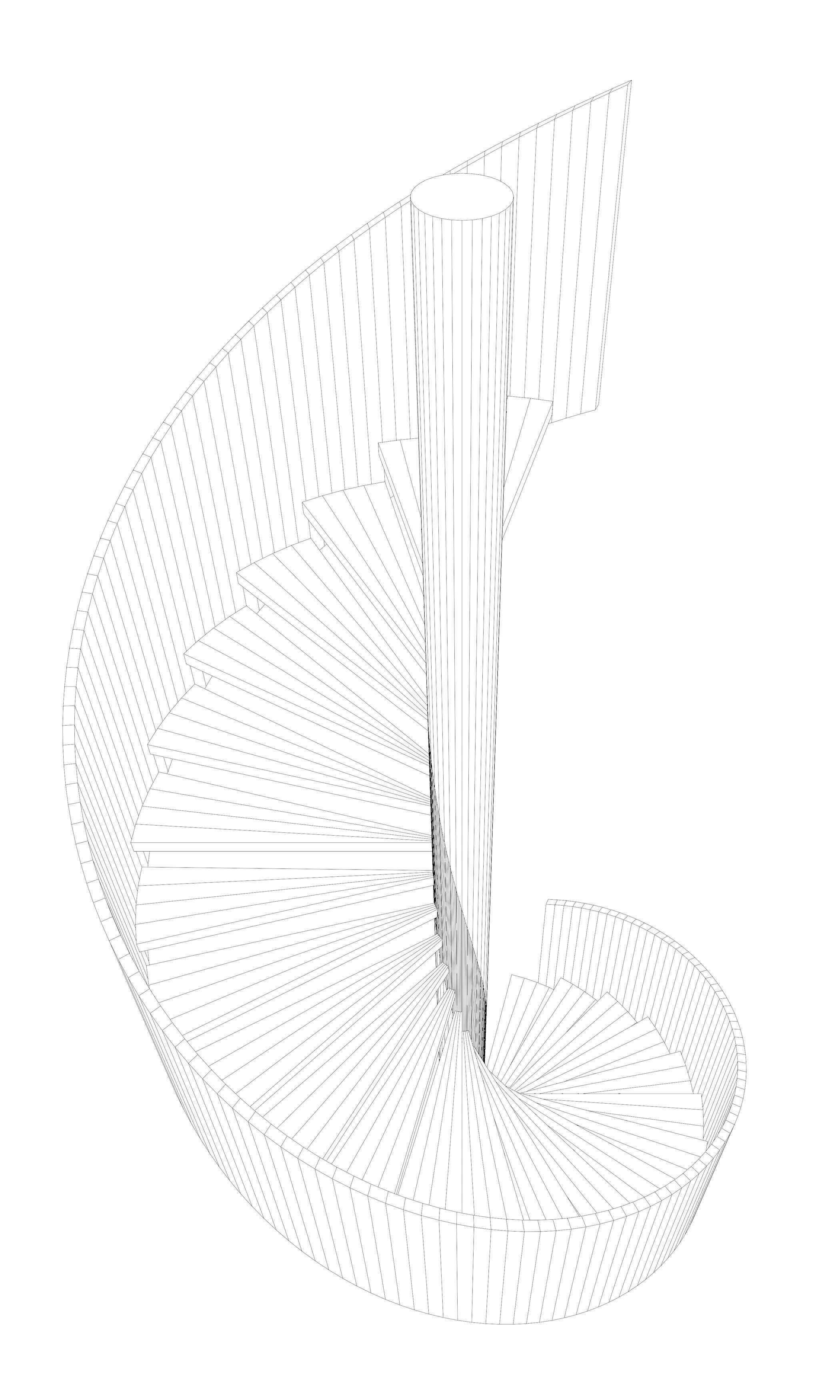 Spiral stair 2023-0004 3D model_9