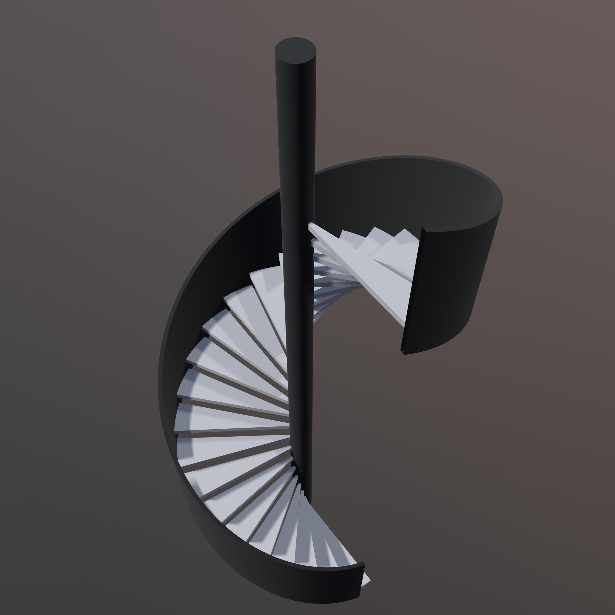 Spiral stair 2023-0005 3D model_2