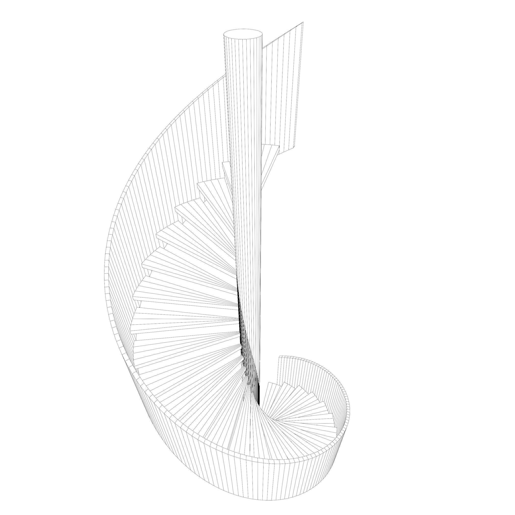 Spiral stair 2023-0005 3D model_9