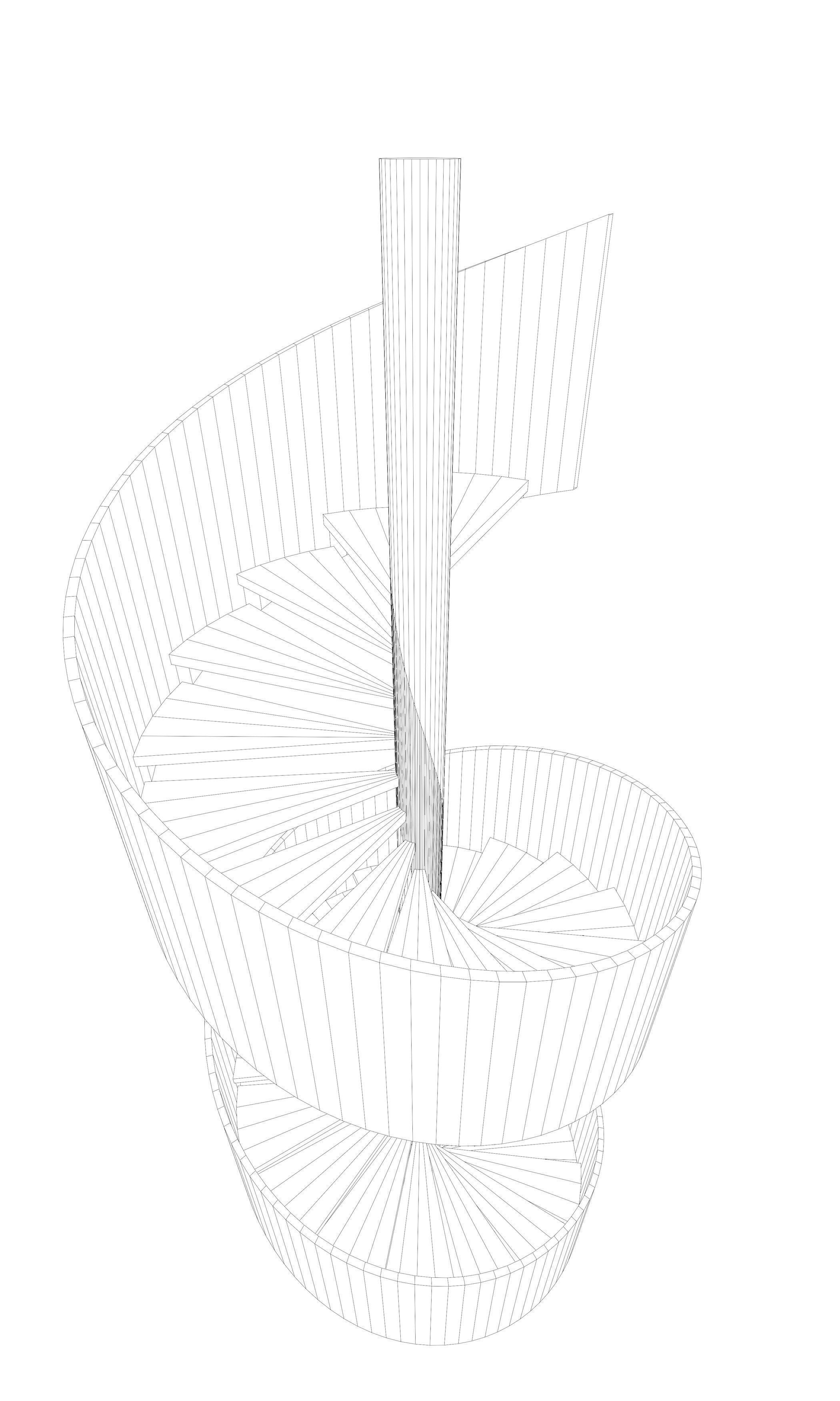 Spiral stair 2023-0006 3D model_9