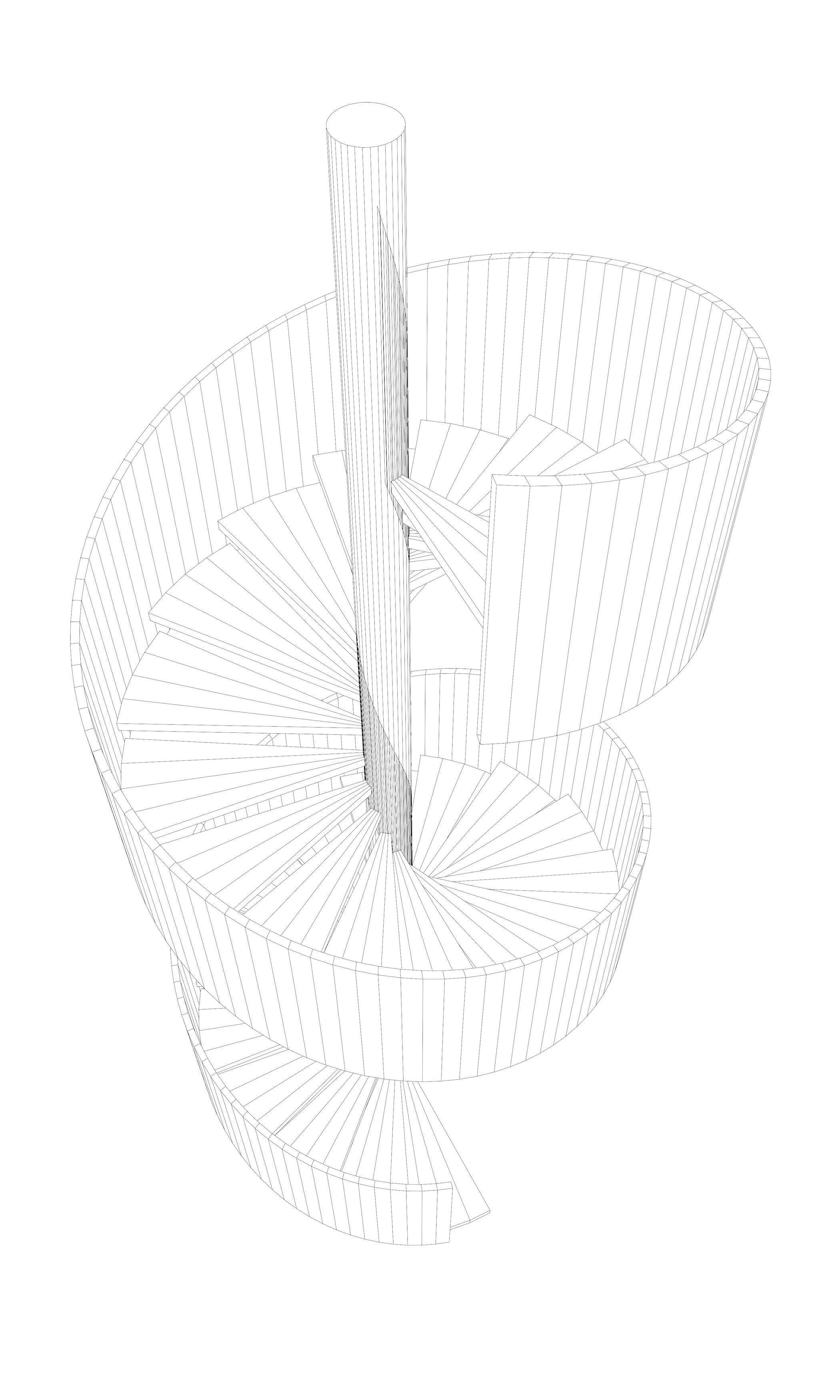 Spiral stair 2023-0006 3D model_7
