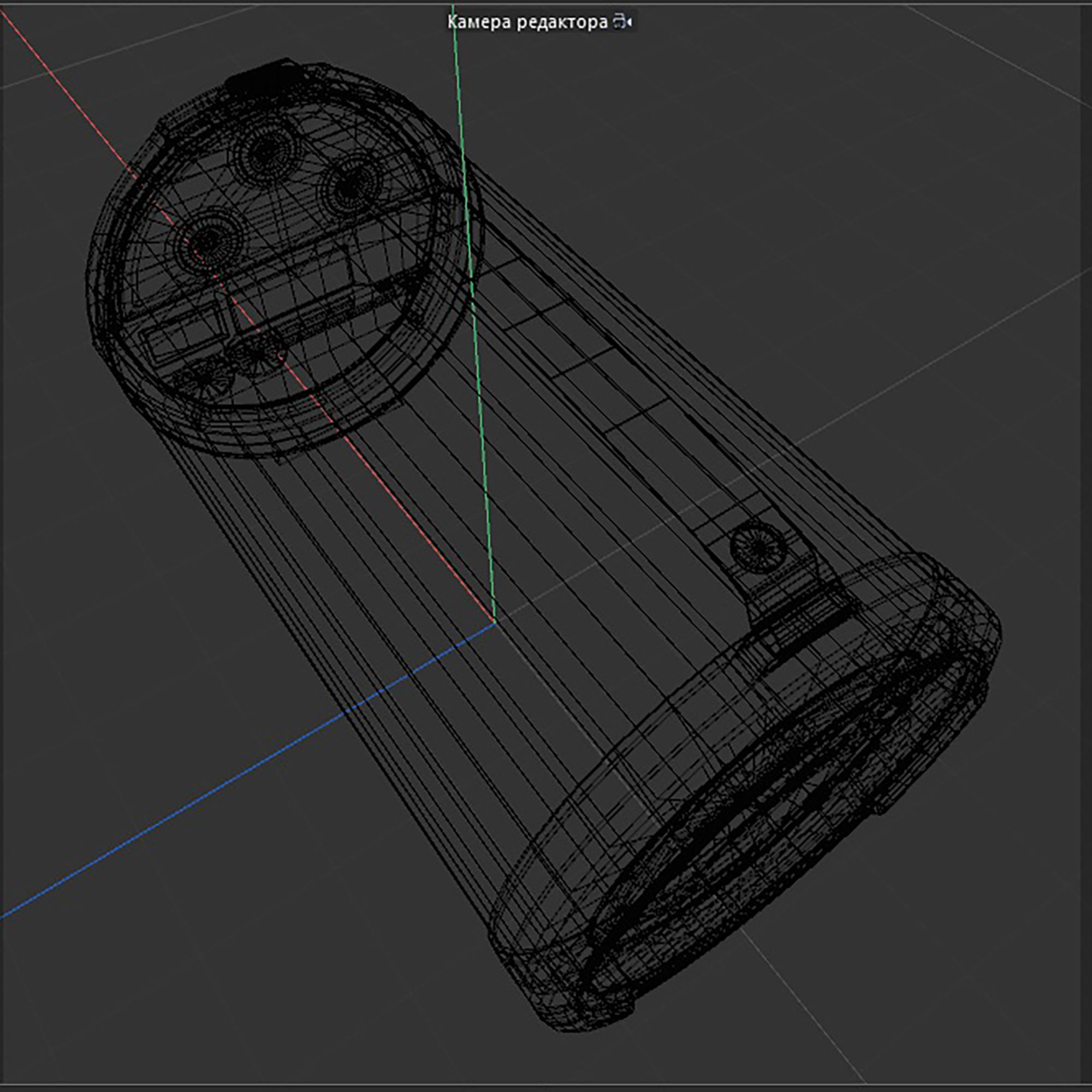 boombox Low-poly 3D model_11