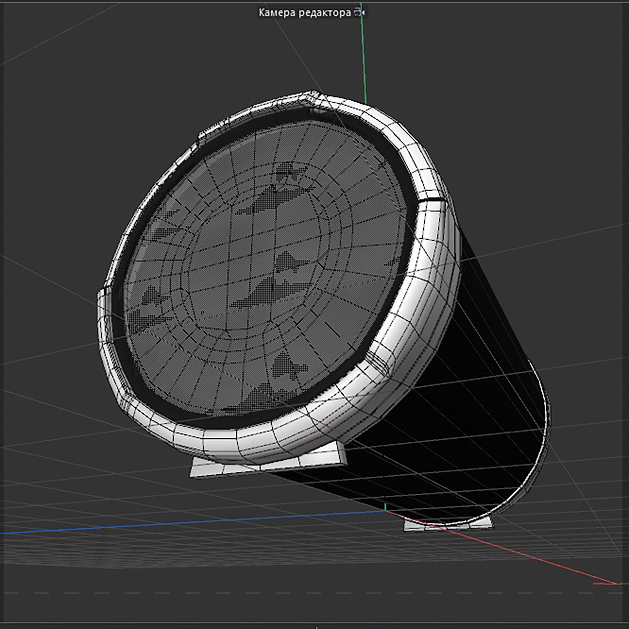 boombox Low-poly 3D model_8