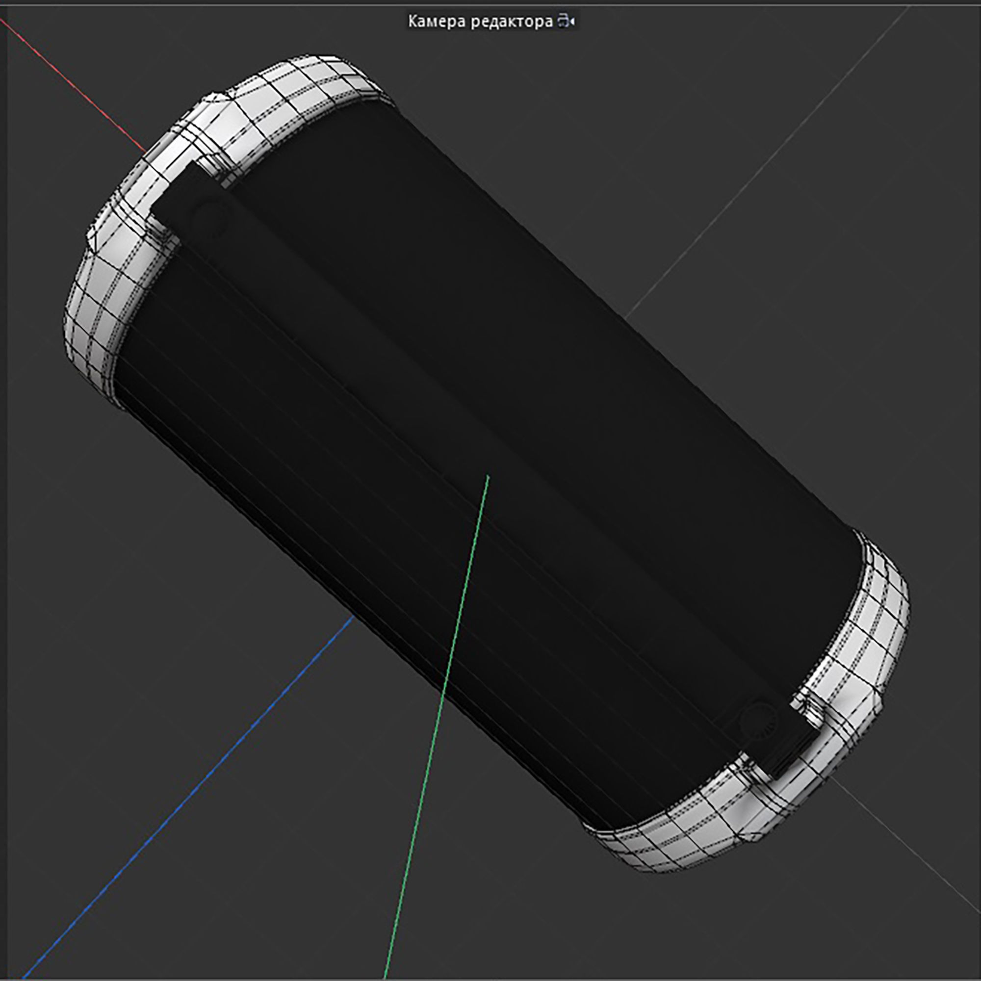 boombox Low-poly 3D model_9