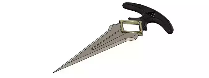 Loki Odinsons Push Dagger 3D print model