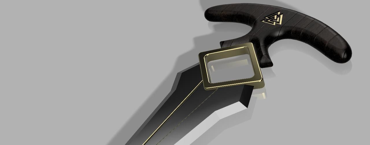 Loki Odinsons Push Dagger 3D print model_10
