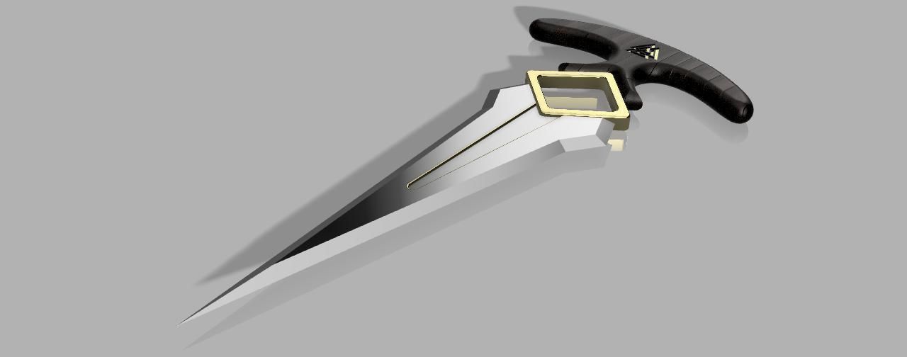 Loki Odinsons Push Dagger 3D print model_5