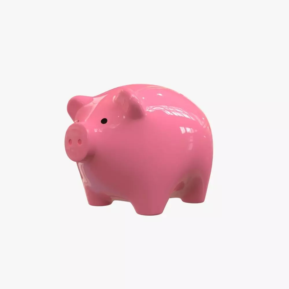 Piggy Bank 3D model_0