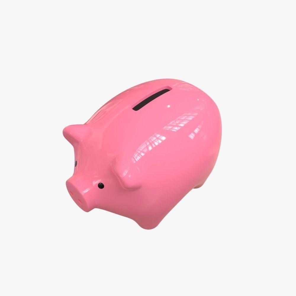 Piggy Bank 3D model_6