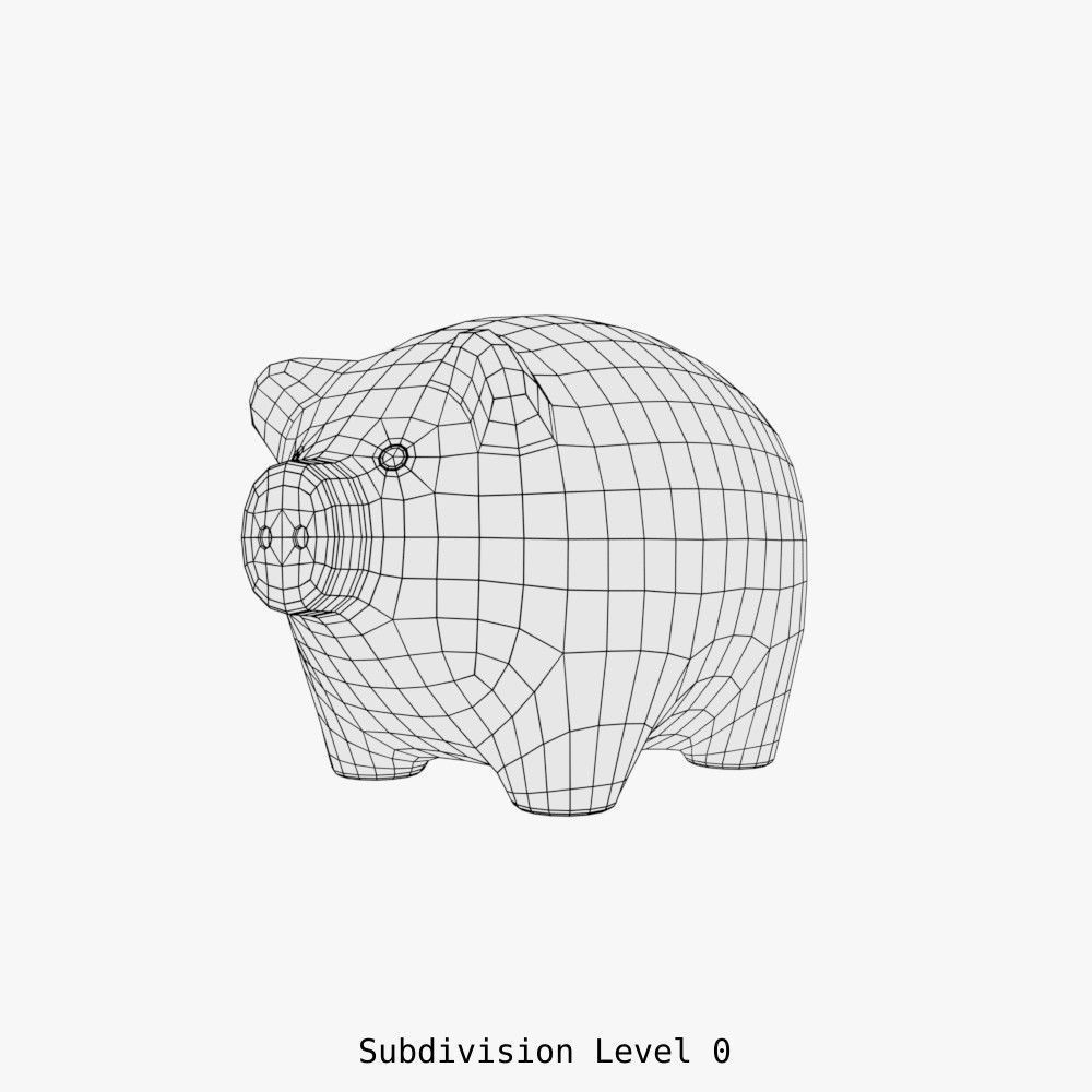 Piggy Bank 3D model_8
