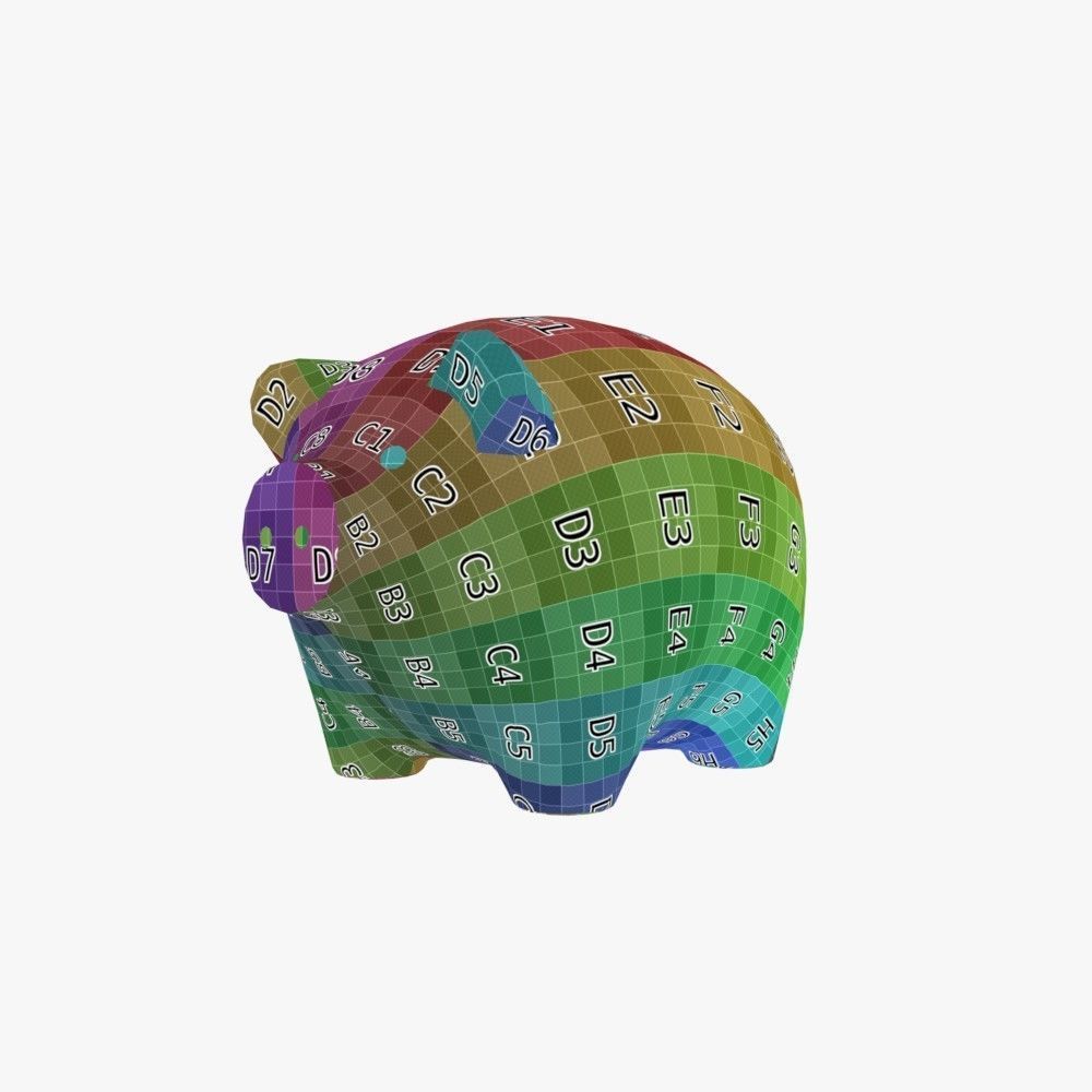 Piggy Bank 3D model_9