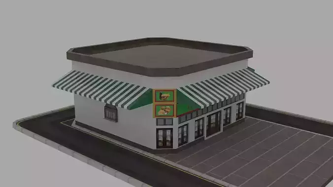 Restaurant 3d model