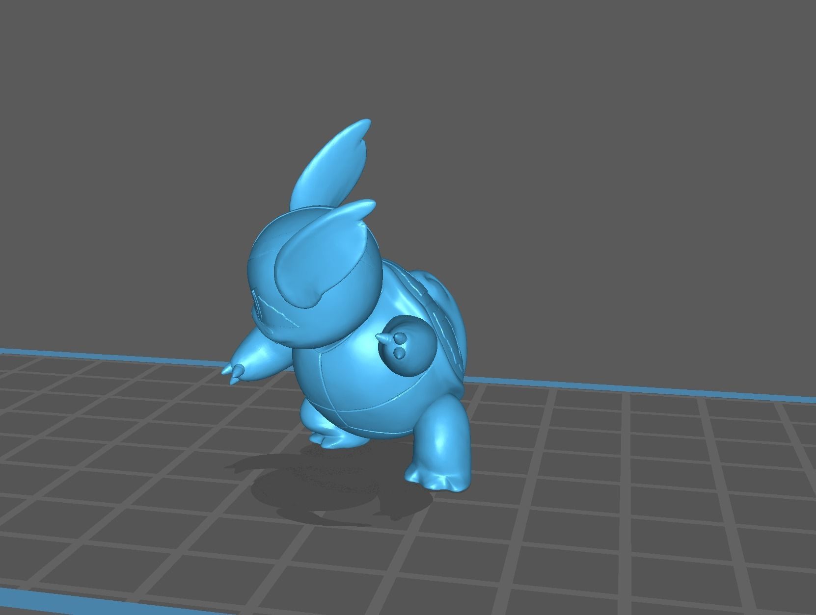 Clone Squirtle Wartortle and Blastoise 3D print model 3D print model_36