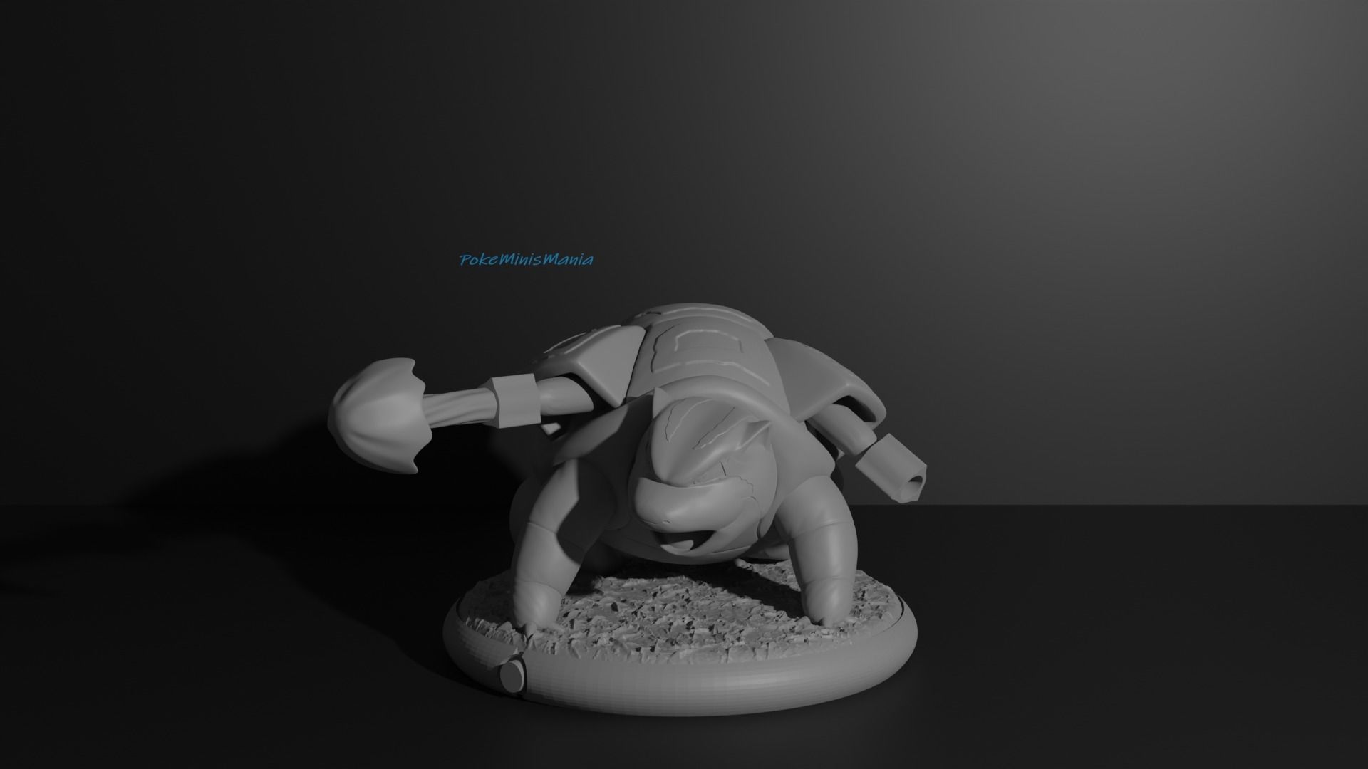 Clone Squirtle Wartortle and Blastoise 3D print model 3D print model_23