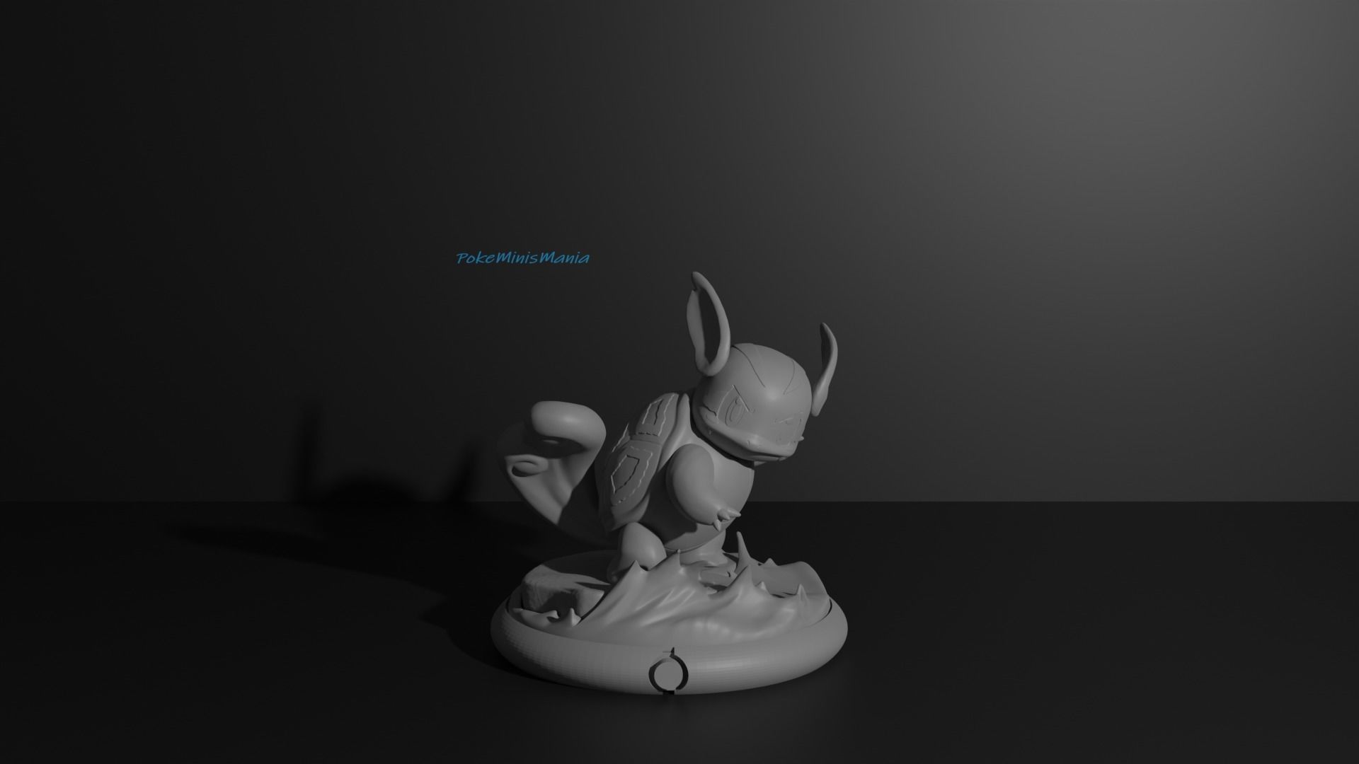 Clone Squirtle Wartortle and Blastoise 3D print model 3D print model_18